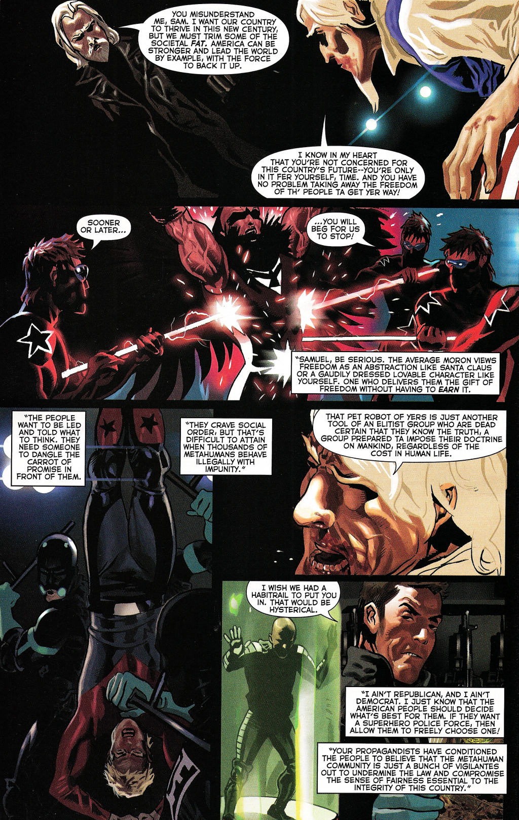 Read online Uncle Sam and the Freedom Fighters (2006) comic -  Issue #5 - 35