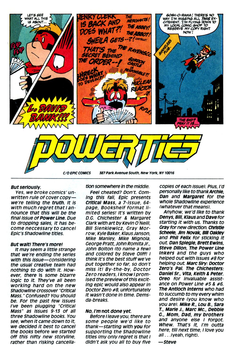 Read online Powerline comic -  Issue #8 - 30