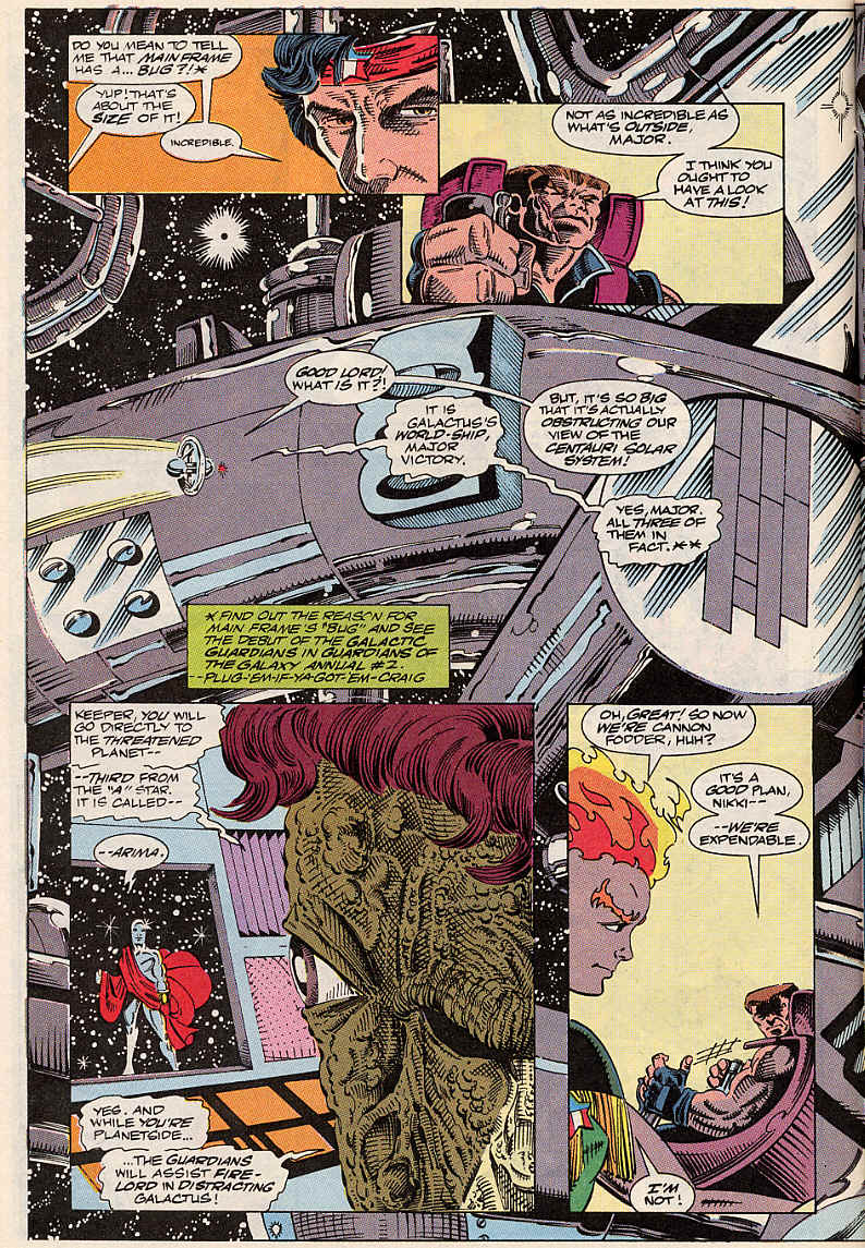 Read online Guardians of the Galaxy (1990) comic -  Issue #25 - 13