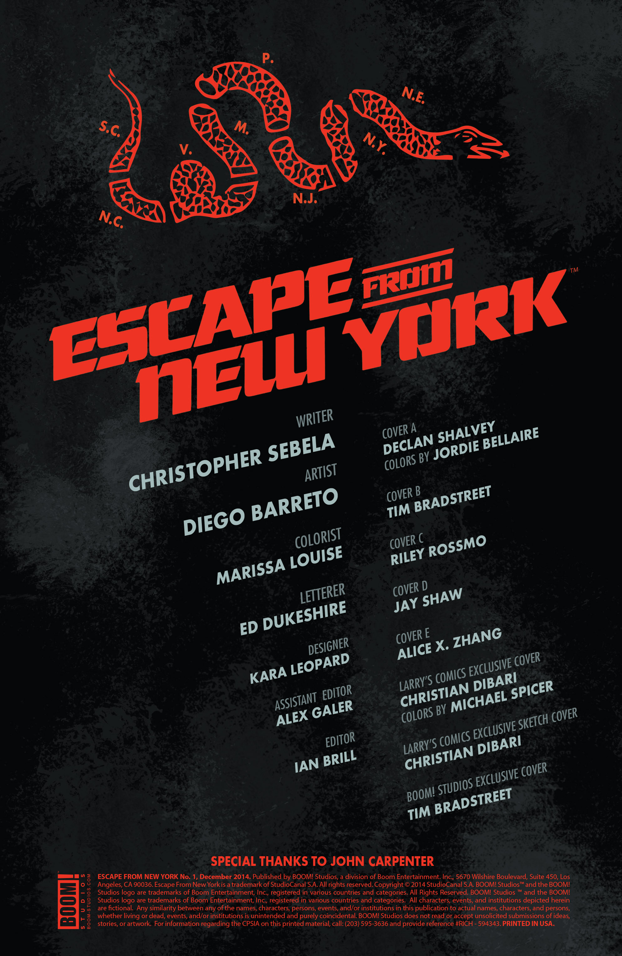 Read online Escape from New York comic -  Issue #1 - 2