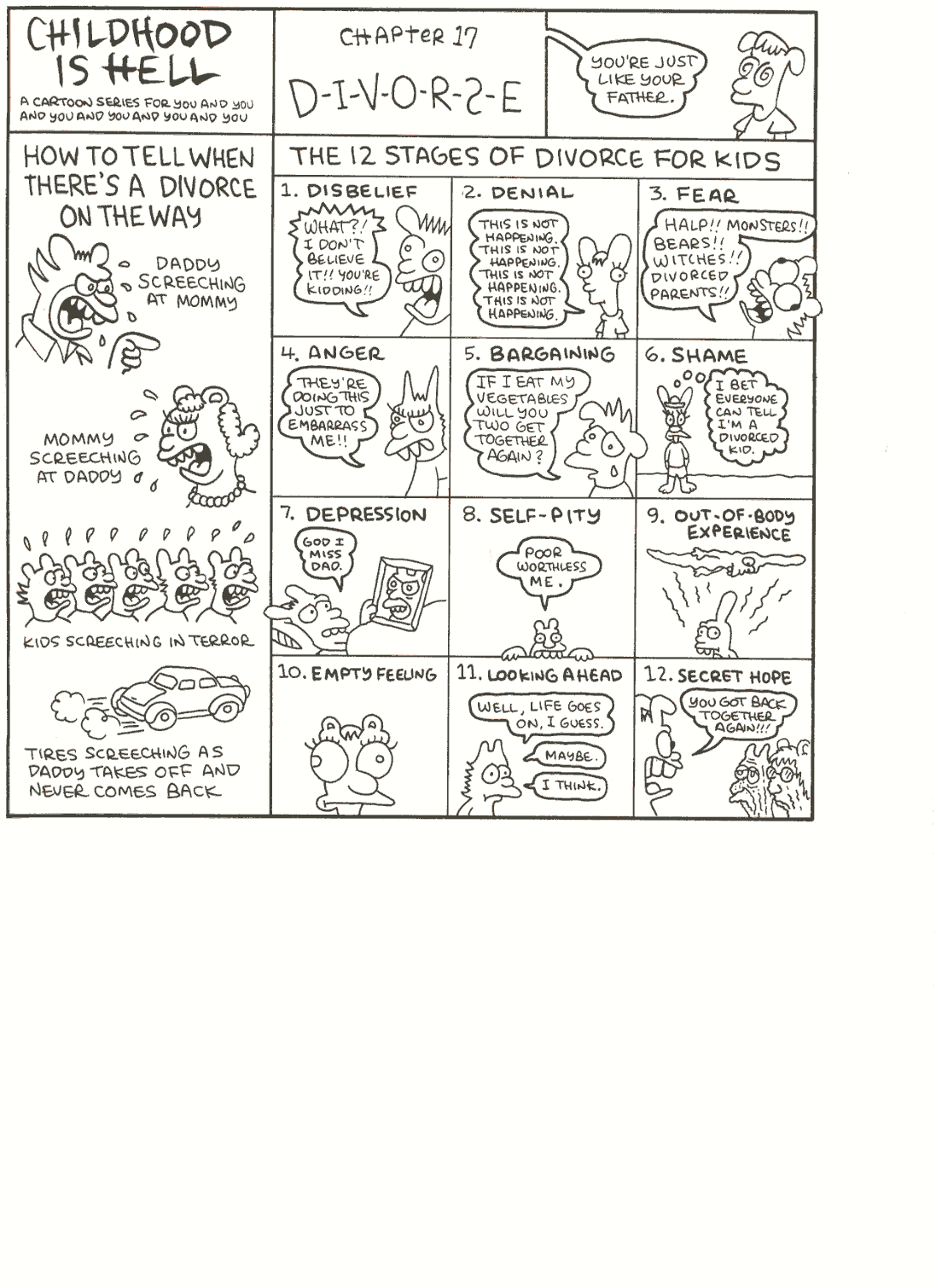 Read online Life In Hell comic -  Issue # TPB Childhood Is Hell - 21