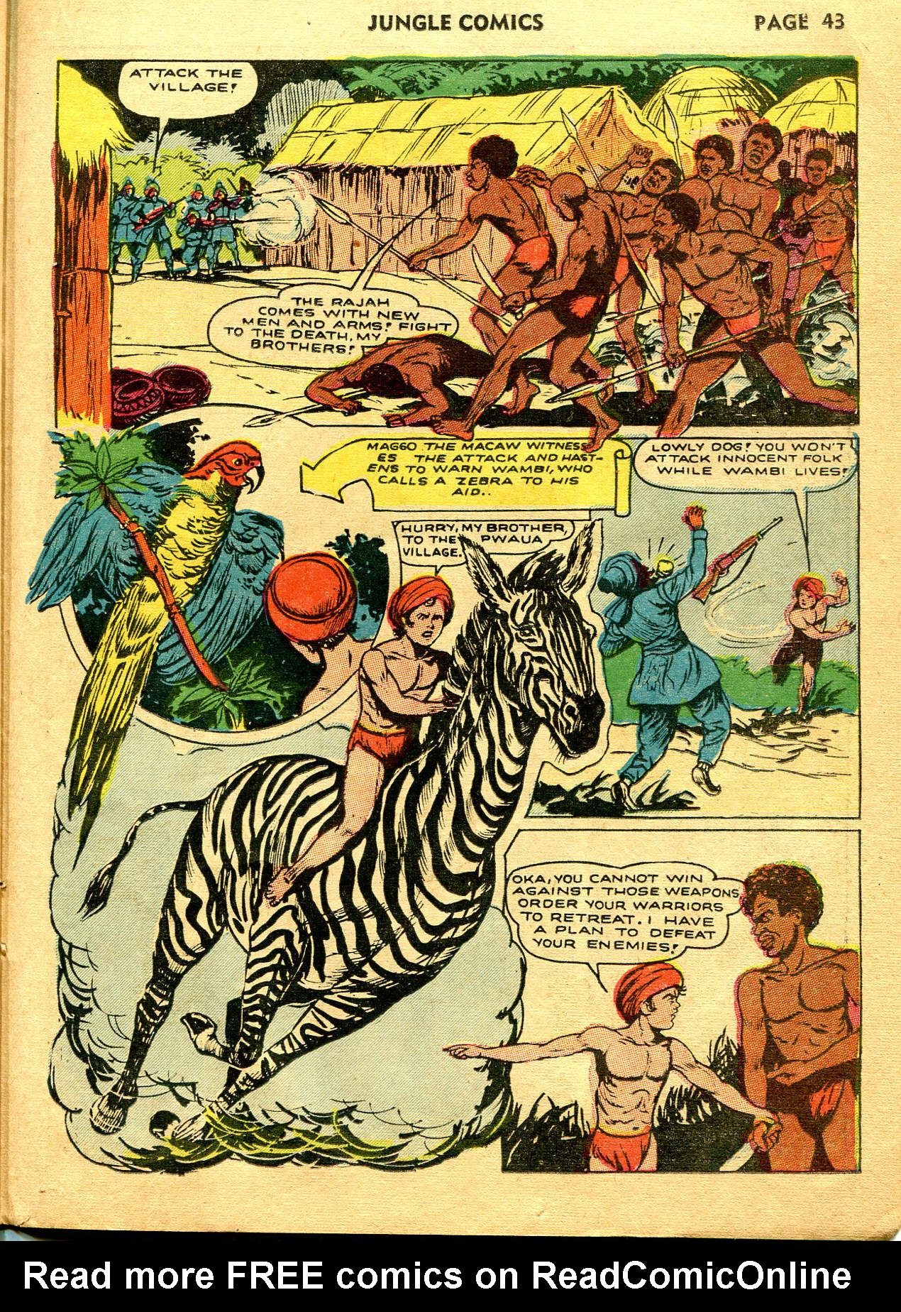 Read online Jungle Comics comic -  Issue #33 - 45