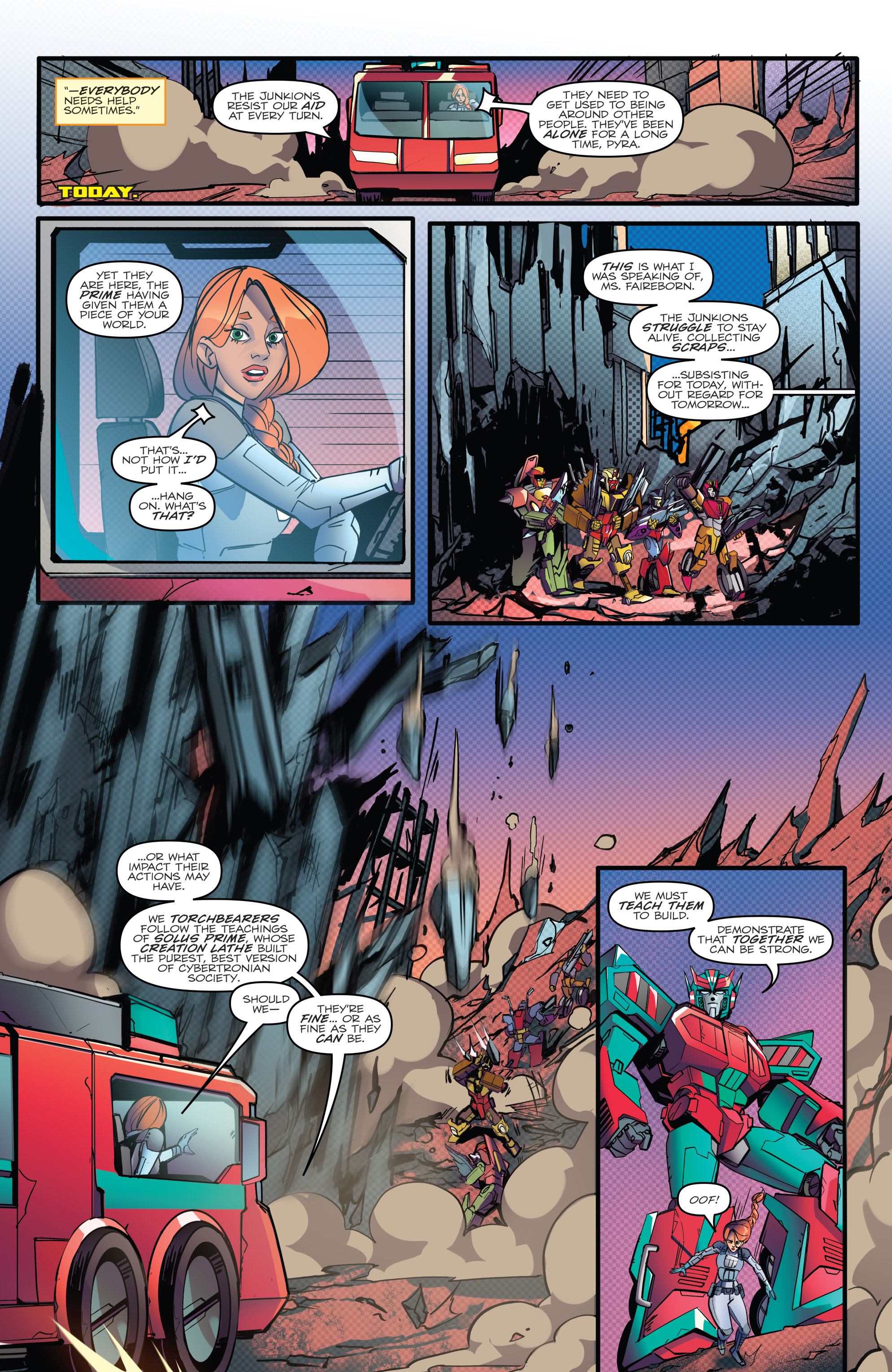 Read online Optimus Prime comic -  Issue #7 - 20
