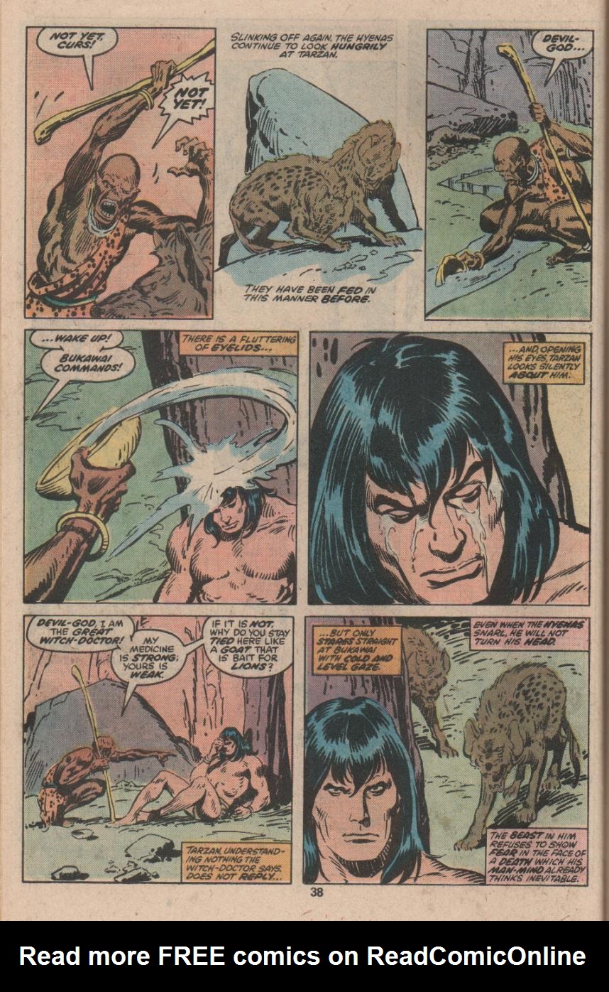 Read online Tarzan (1977) comic -  Issue # _Annual 1 - 29