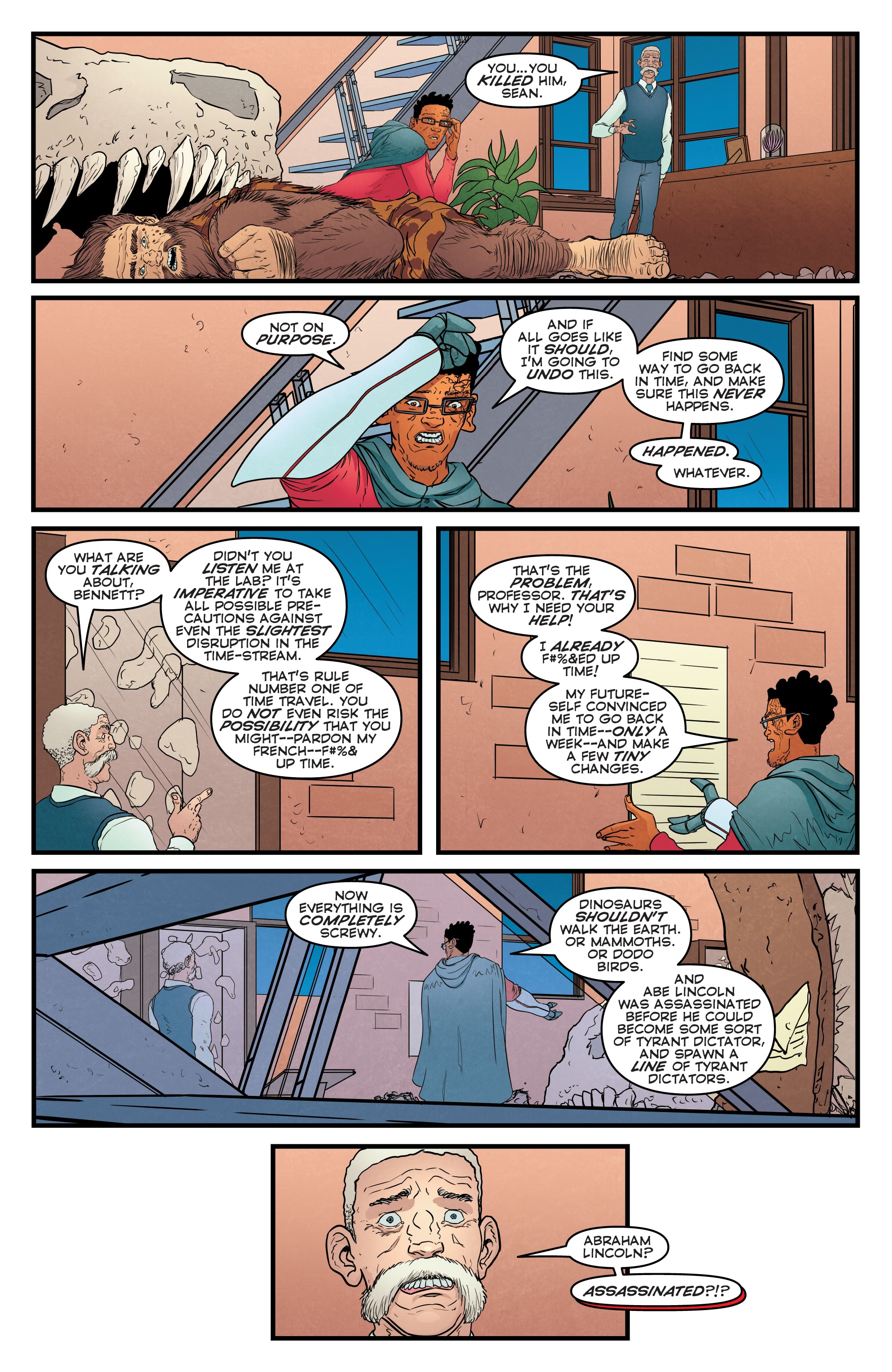 Read online The Man Who Effed Up Time comic -  Issue #3 - 20