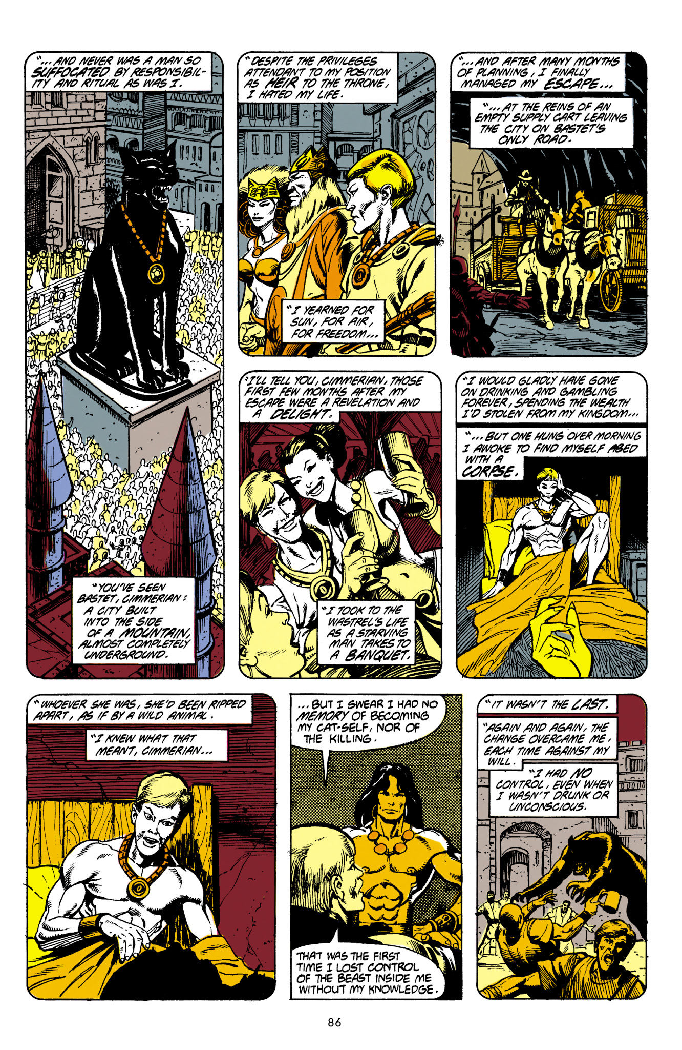 Read online The Chronicles of Conan comic -  Issue # TPB 29 (Part 1) - 87