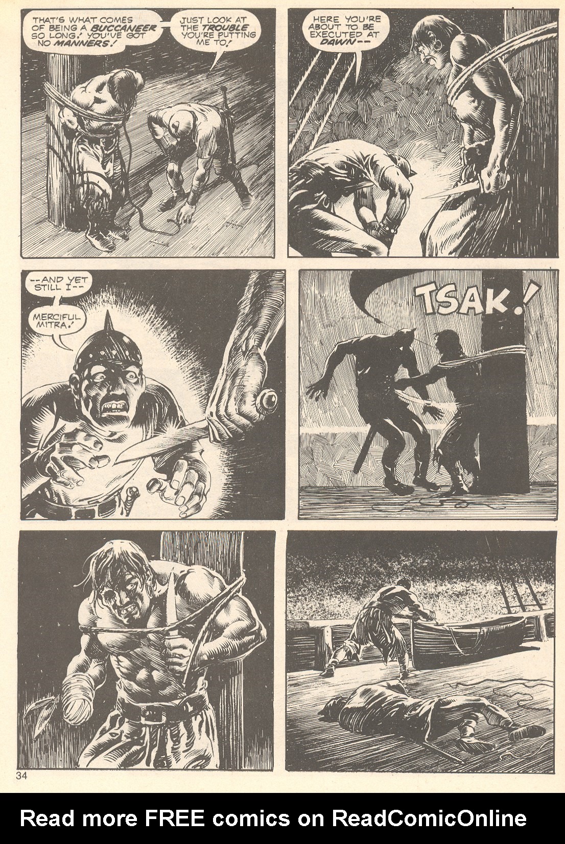 Read online The Savage Sword Of Conan comic -  Issue #75 - 34