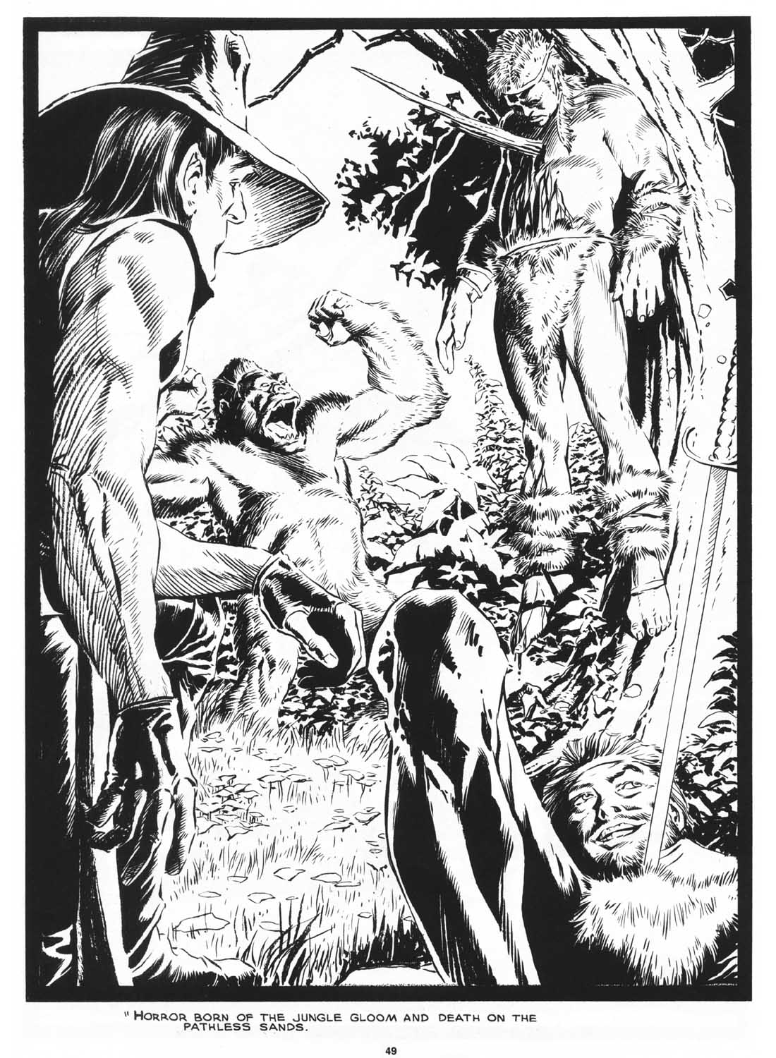 Read online The Savage Sword Of Conan comic -  Issue #162 - 51