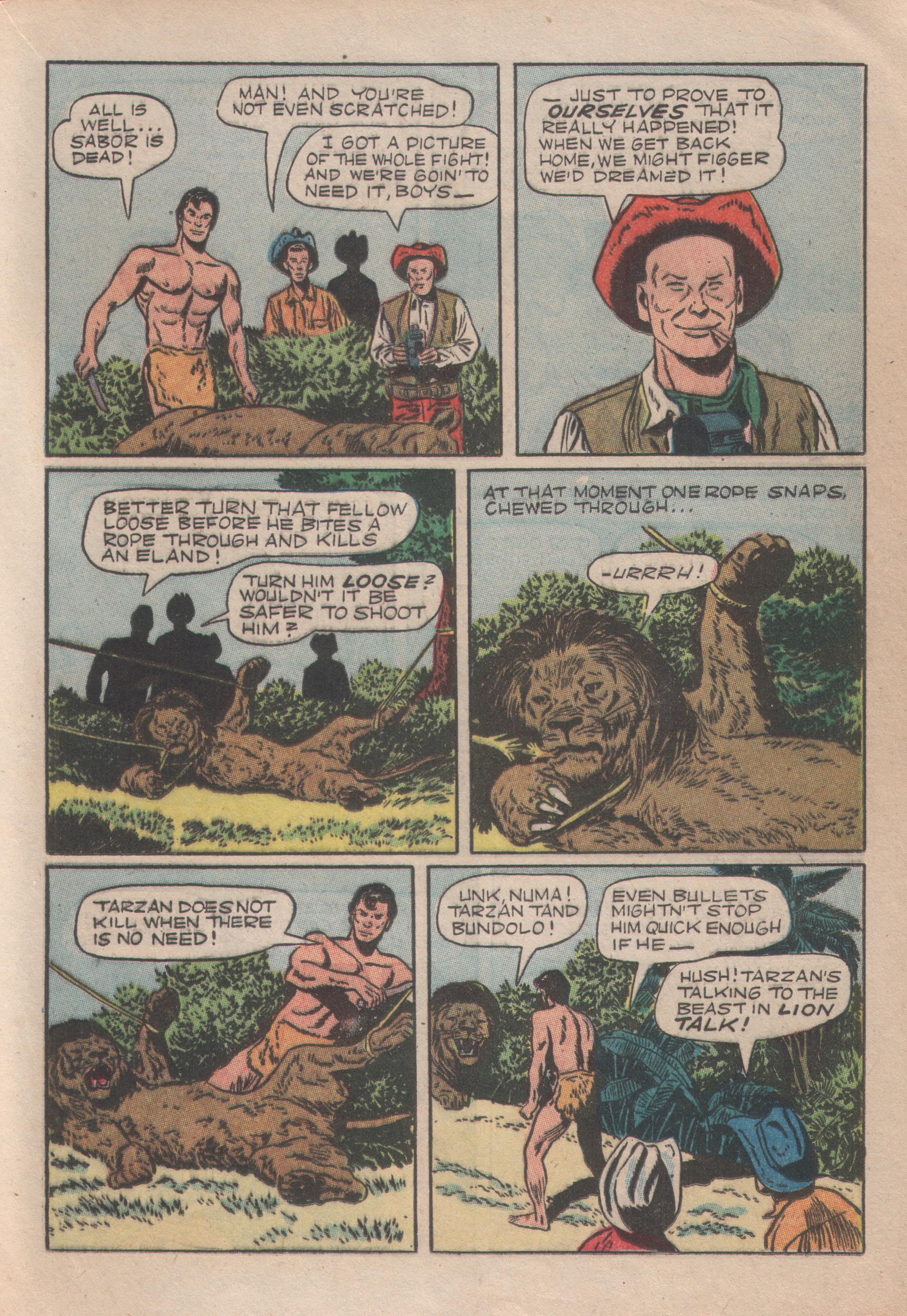 Read online Tarzan (1948) comic -  Issue #33 - 13