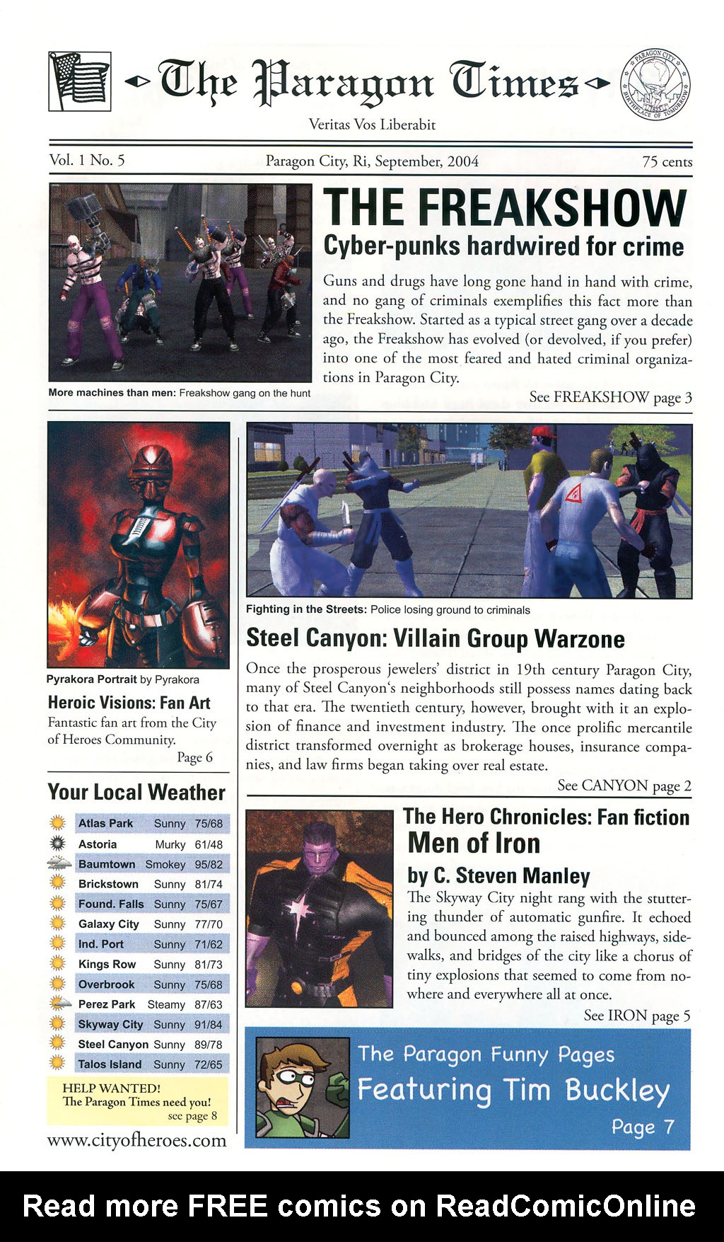 Read online City of Heroes (2004) comic -  Issue #5 - 24