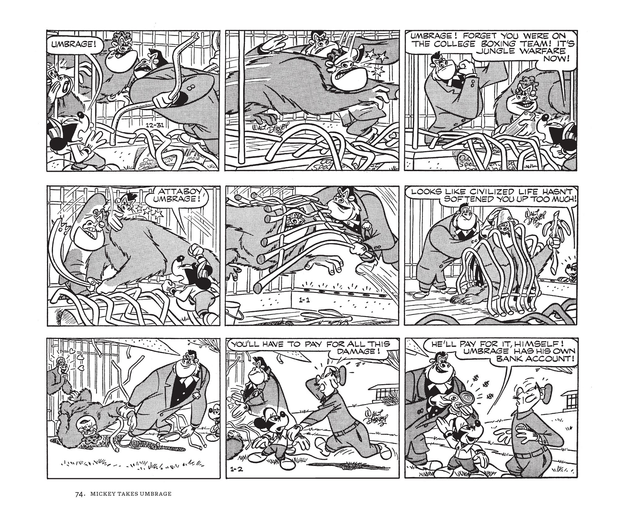 Read online Walt Disney's Mickey Mouse by Floyd Gottfredson comic -  Issue # TPB 12 (Part 1) - 74
