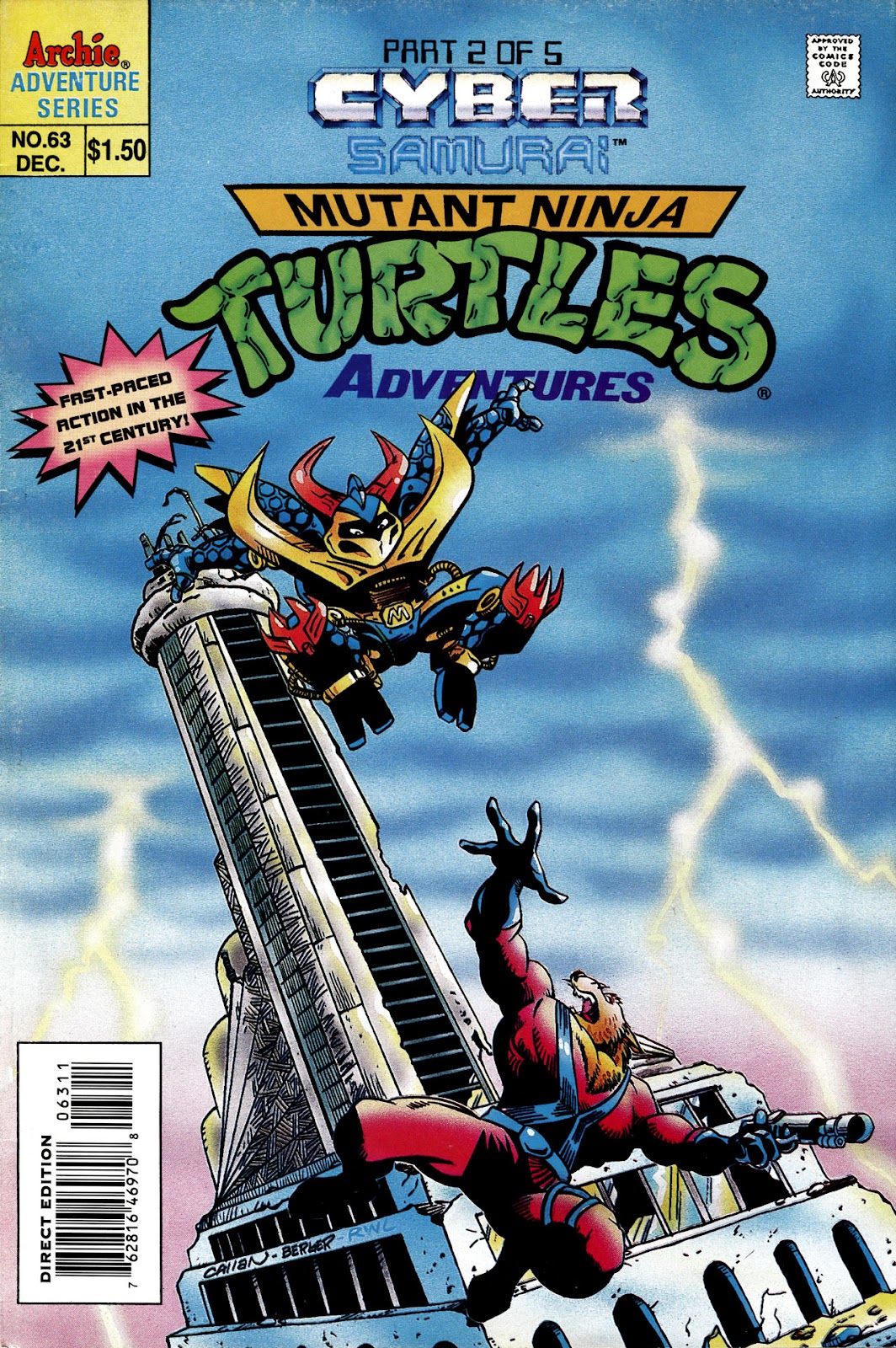 Teenage Mutant Ninja Turtles Adventures (1989) issue 63 - Page 1