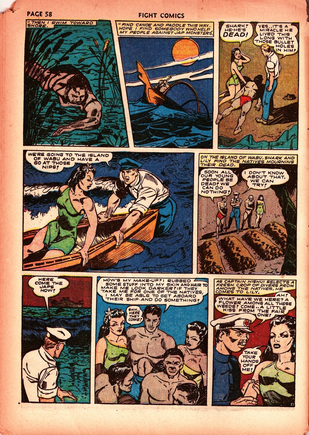 Read online Fight Comics comic -  Issue #23 - 60