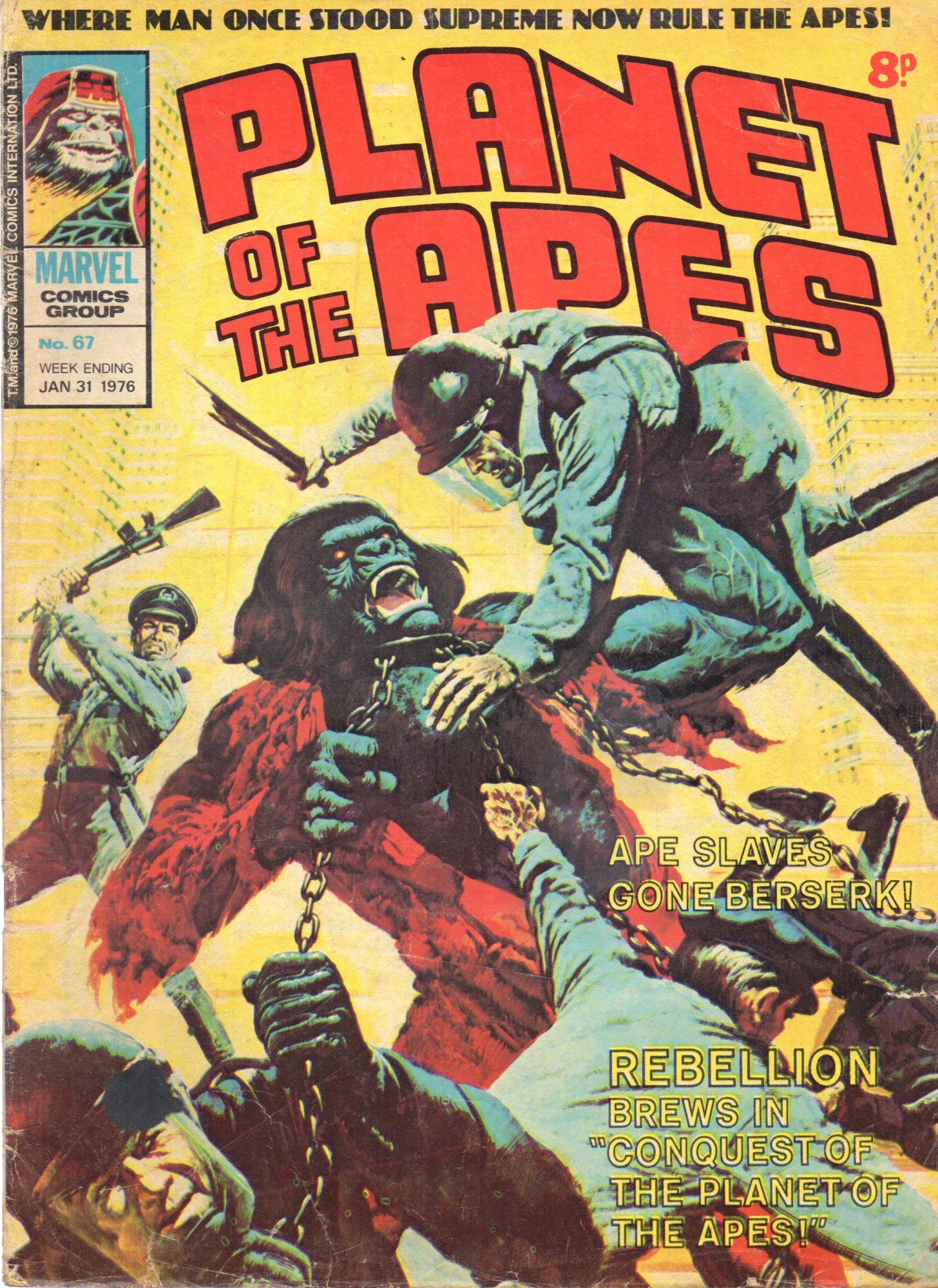 Read online Planet of the Apes (1974) comic -  Issue #67 - 1