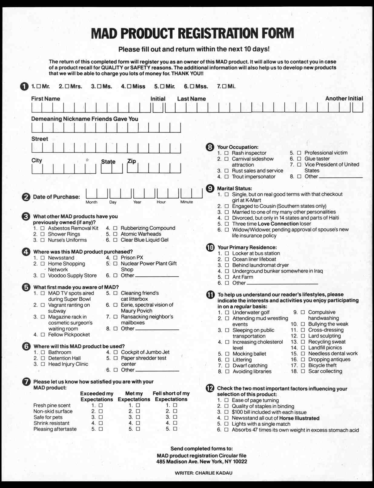 Read online MAD comic -  Issue #310 - 50