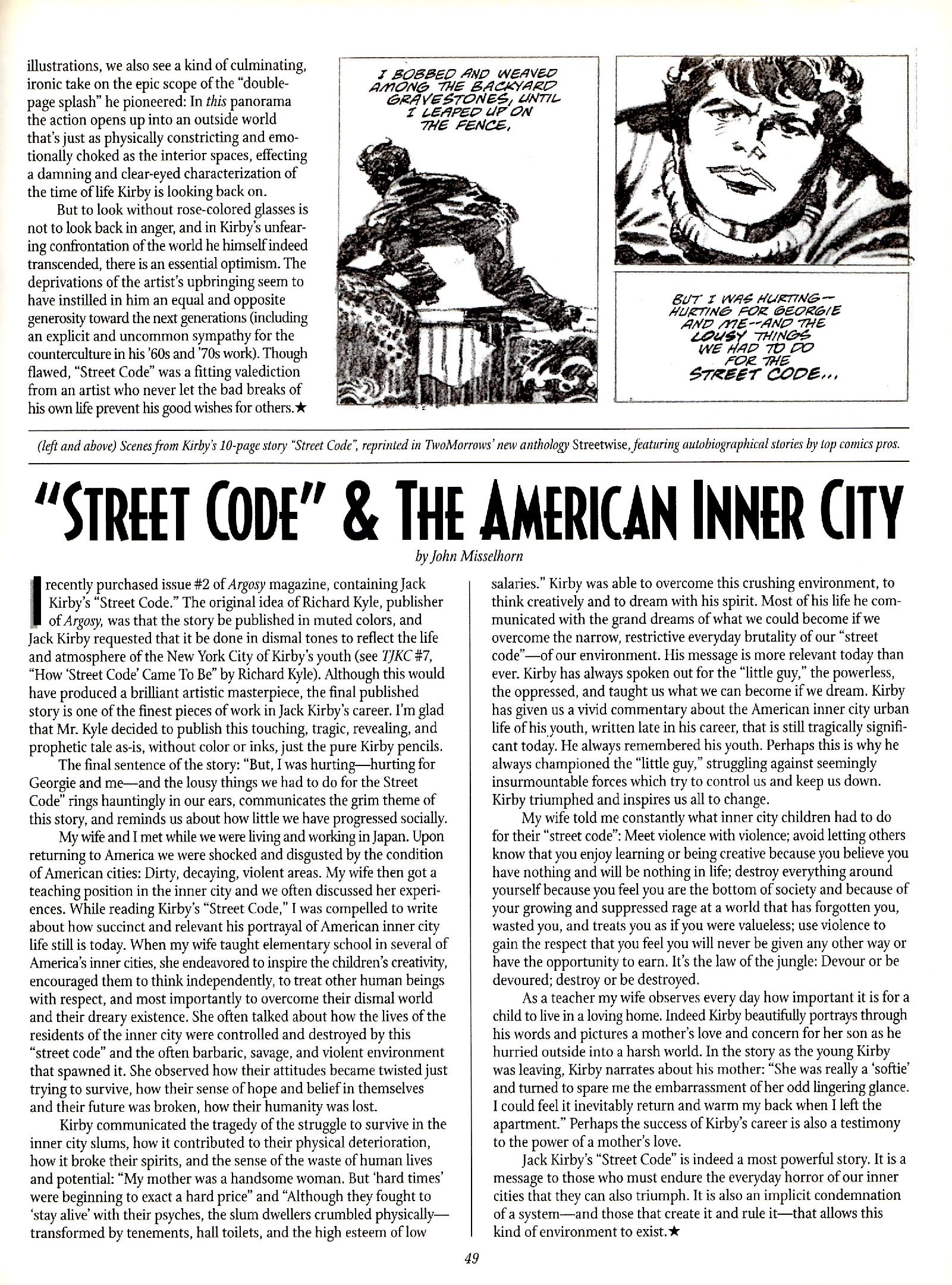 Read online The Jack Kirby Collector comic -  Issue #30 - 47