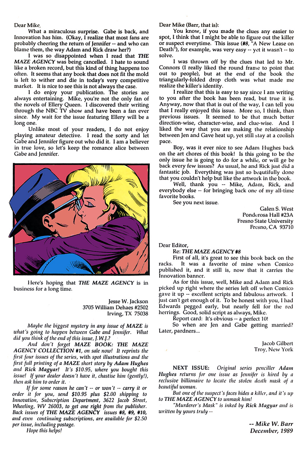 Read online Maze Agency (1989) comic -  Issue #11 - 31