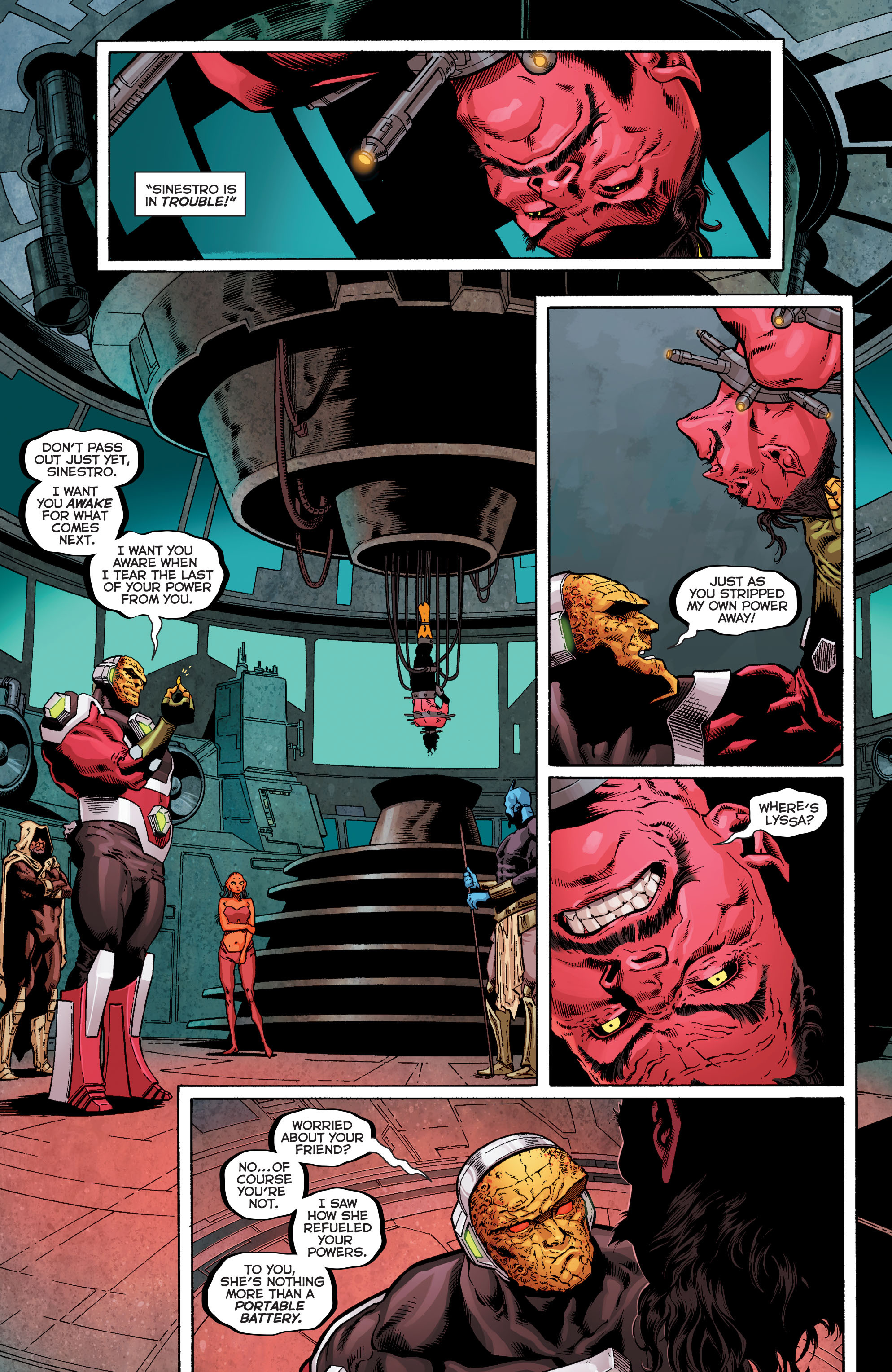 Read online Sinestro comic -  Issue #10 - 11