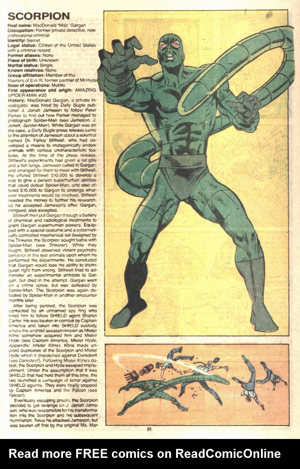 Read online The Official Handbook of the Marvel Universe Deluxe Edition comic -  Issue #11 - 33