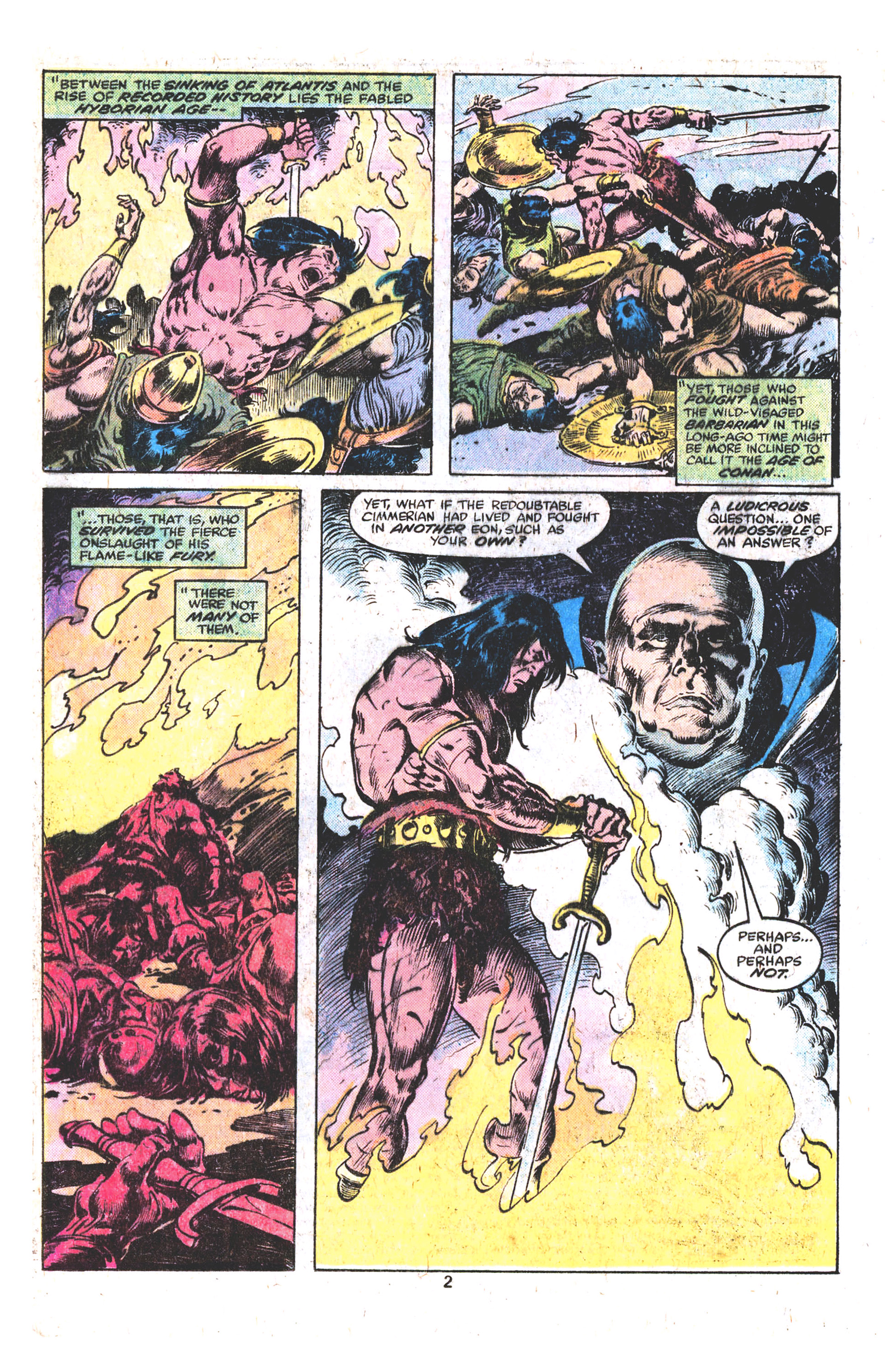 Read online What If? (1977) comic -  Issue #13 - Conan The Barbarian walked the Earth Today - 3