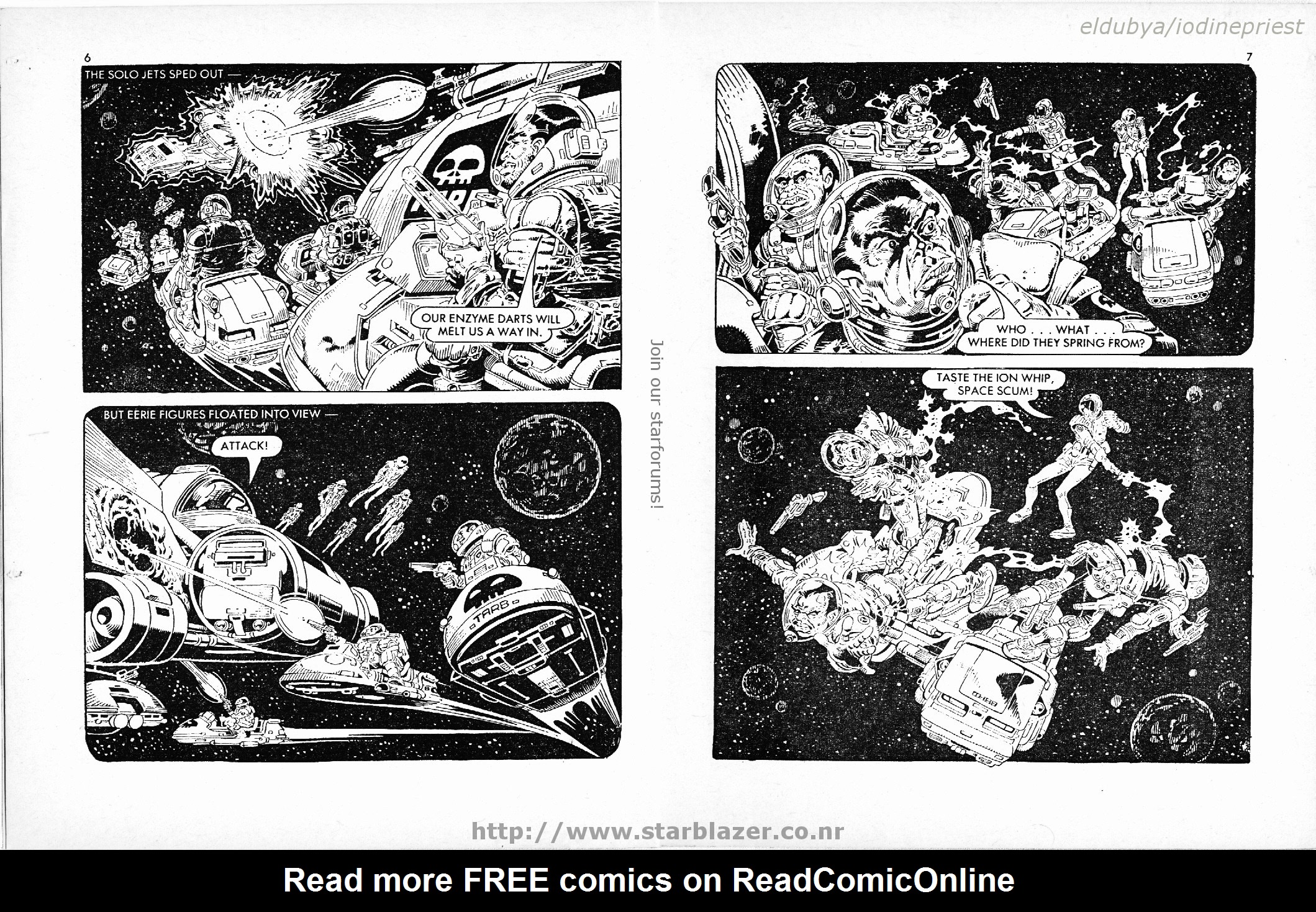 Read online Starblazer comic -  Issue #155 - 5