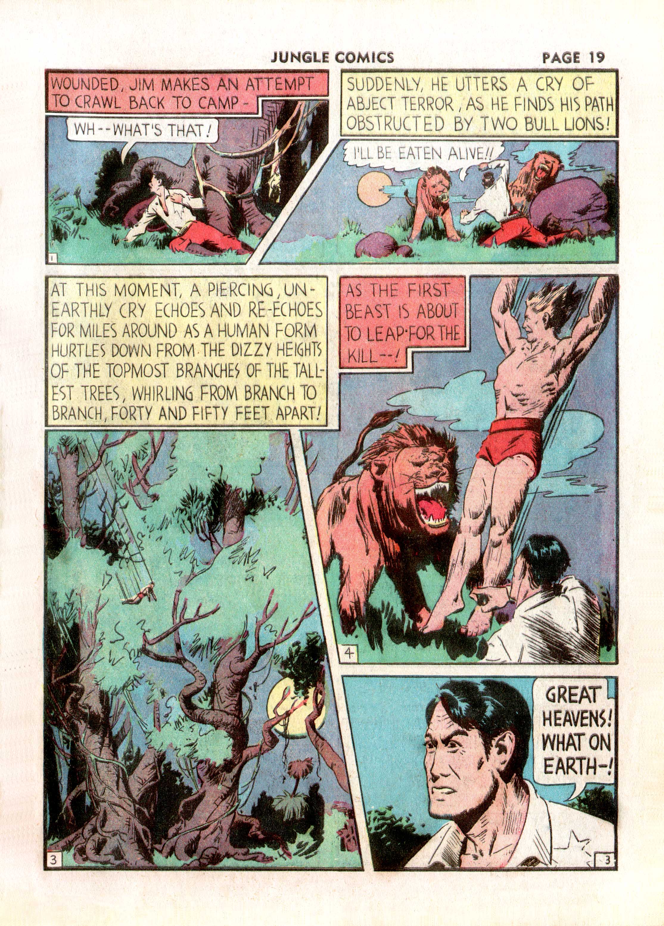 Read online Jungle Comics comic -  Issue #2 - 21