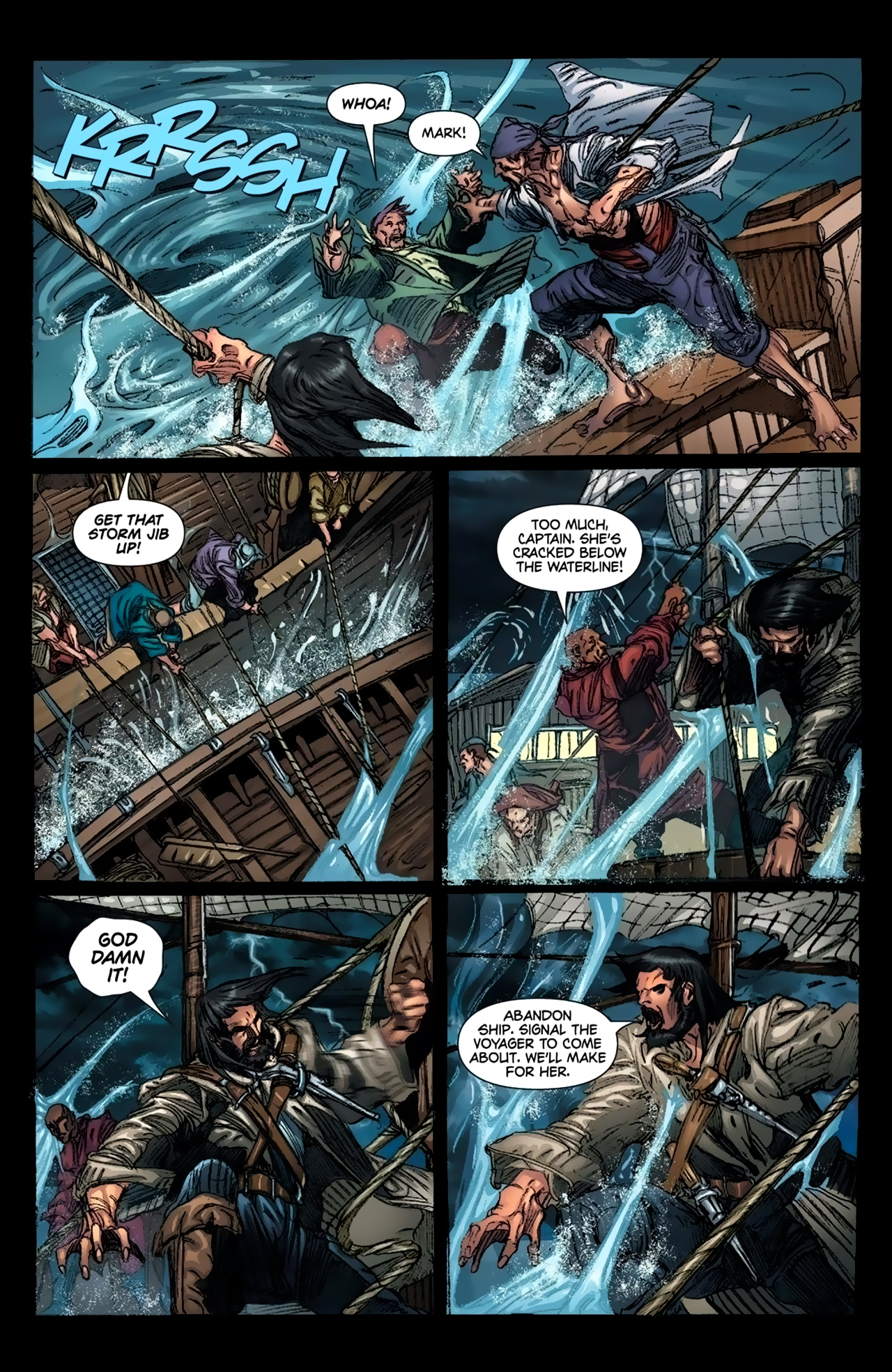 Read online Blackbeard: Legend of the Pyrate King comic -  Issue #4 - 10