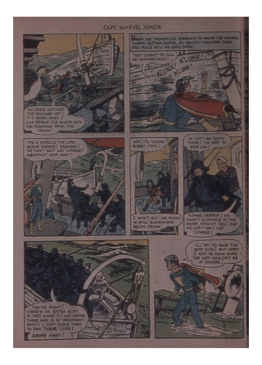 Read online Captain Marvel, Jr. comic -  Issue #77 - 48