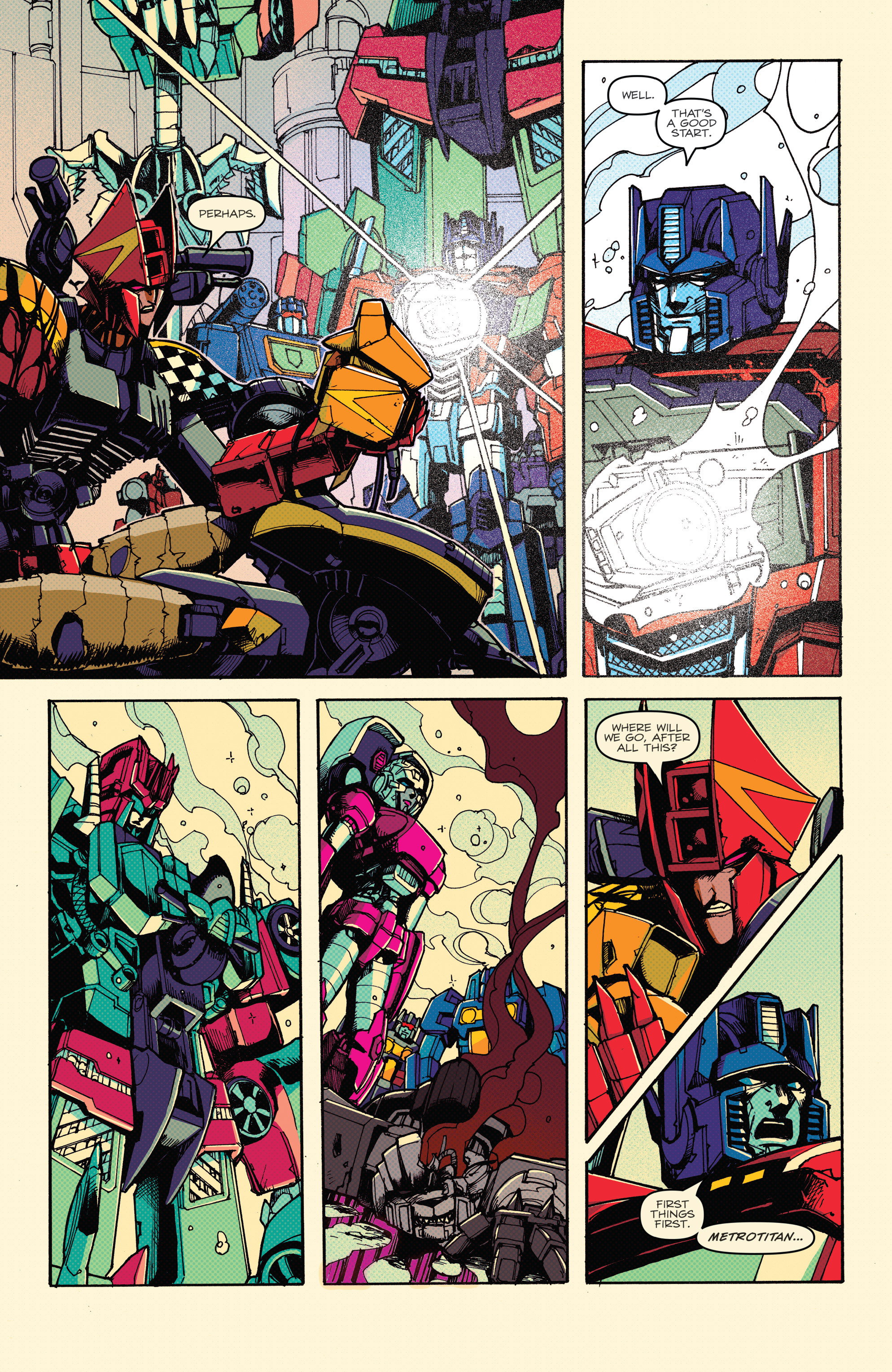 Read online Optimus Prime comic -  Issue #6 - 20