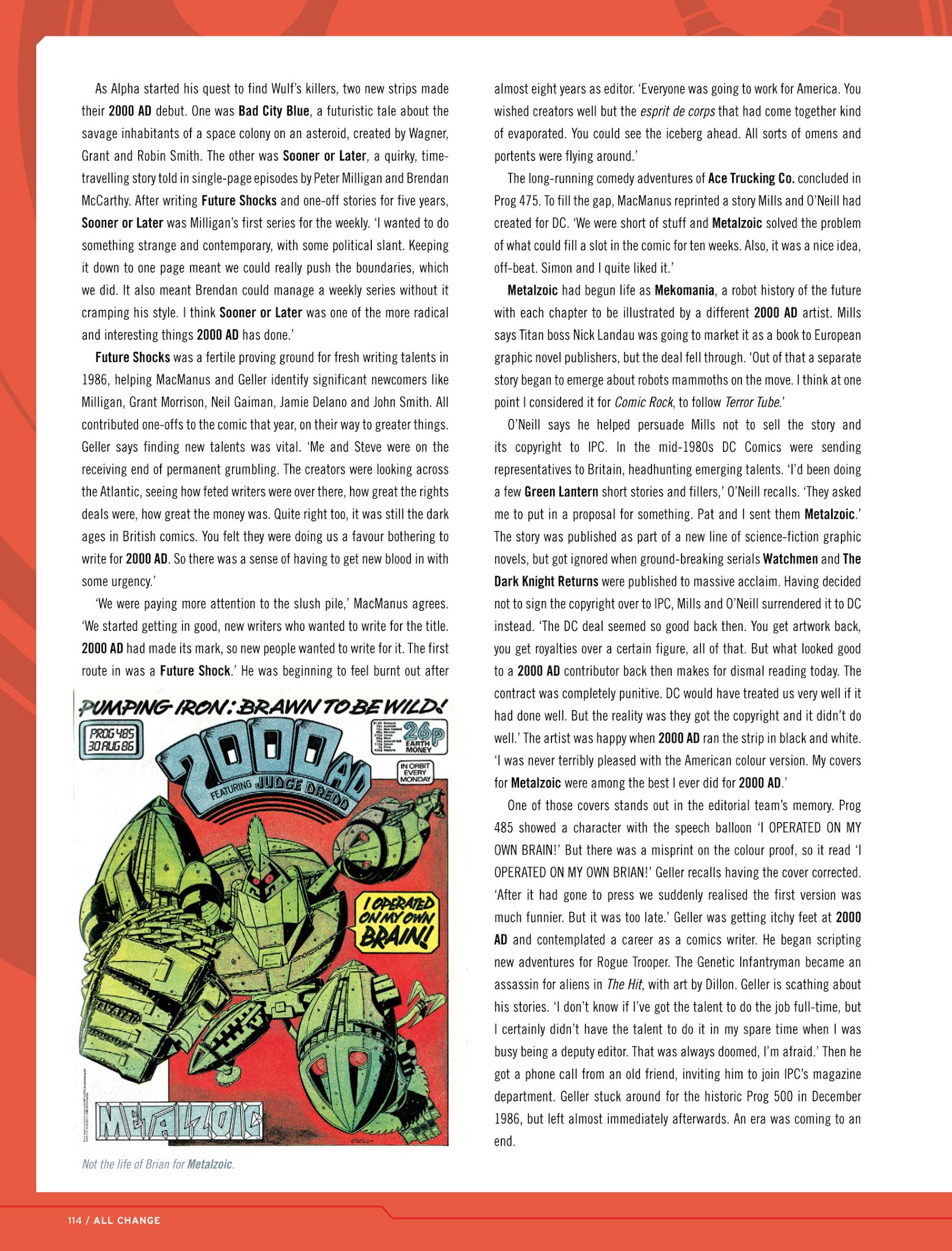 Read online Thrill-Power Overload: Forty Years of 2000 AD: Revised, Updated and Expanded! comic -  Issue # TPB (Part 2) - 16
