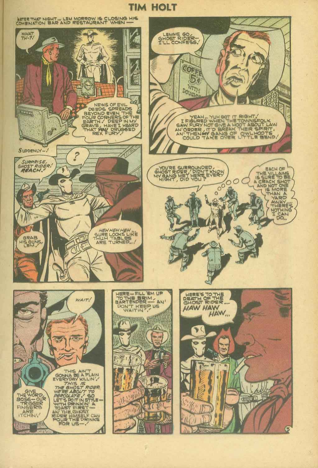 Read online Tim Holt comic -  Issue #36 - 15