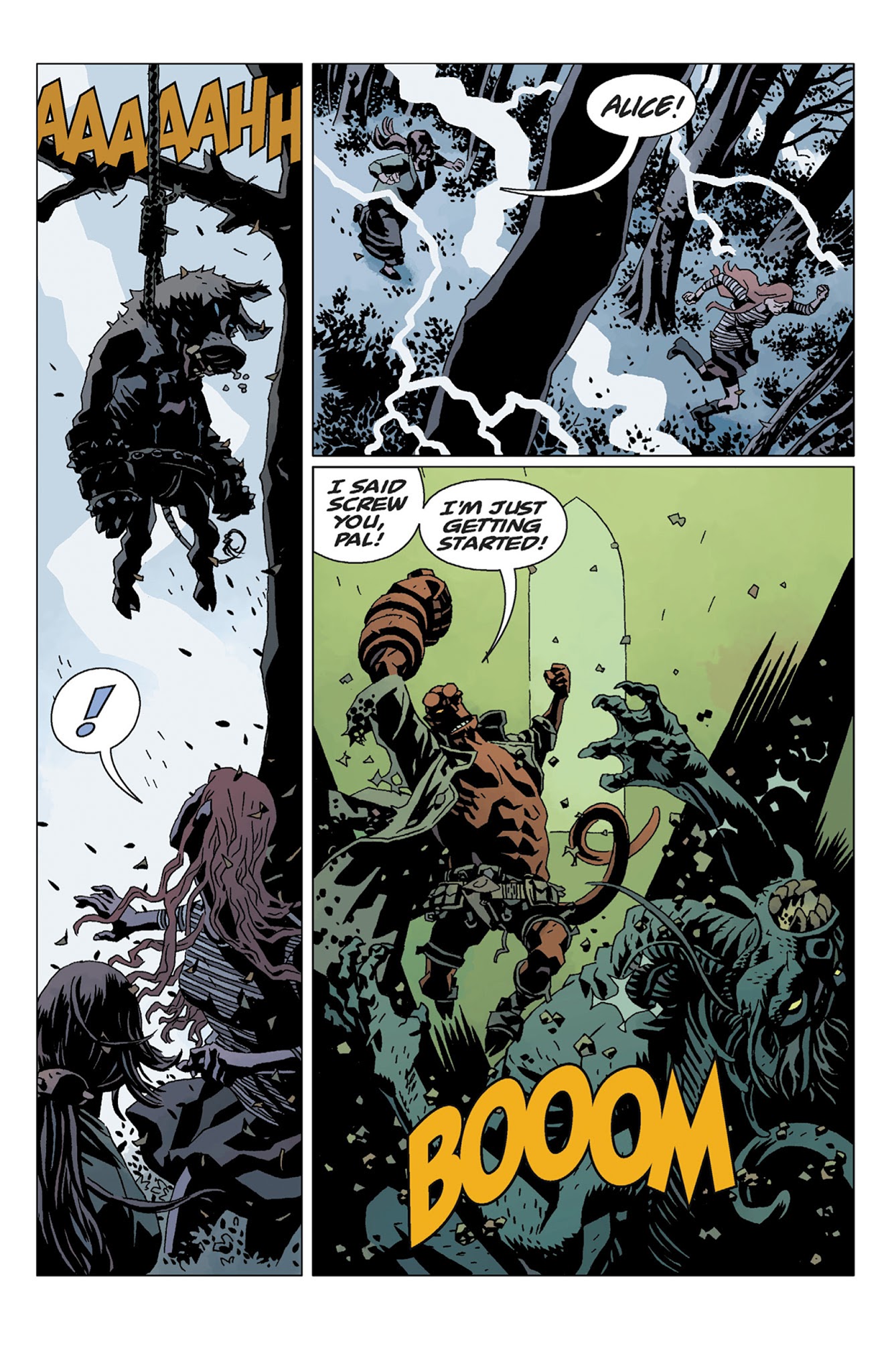 Read online Hellboy: The Storm And The Fury comic -  Issue # TPB - 120