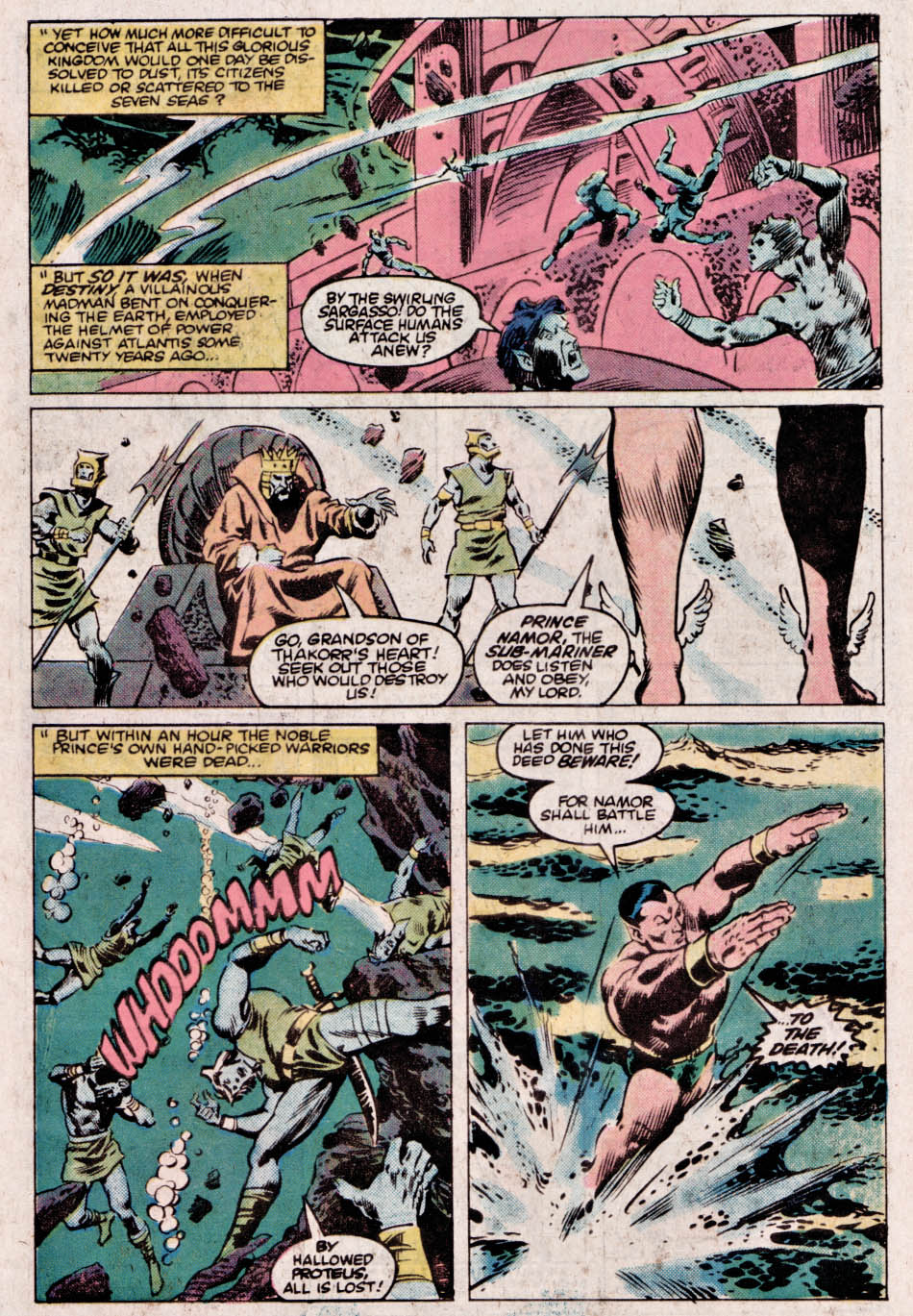 Read online What If? (1977) comic -  Issue #41 - The Sub-mariner had saved Atlantis from its destiny - 4