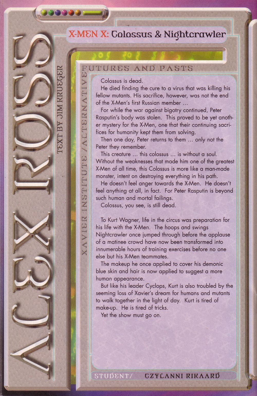 Read online X-Men: Millennial Visions comic -  Issue #2 - 28