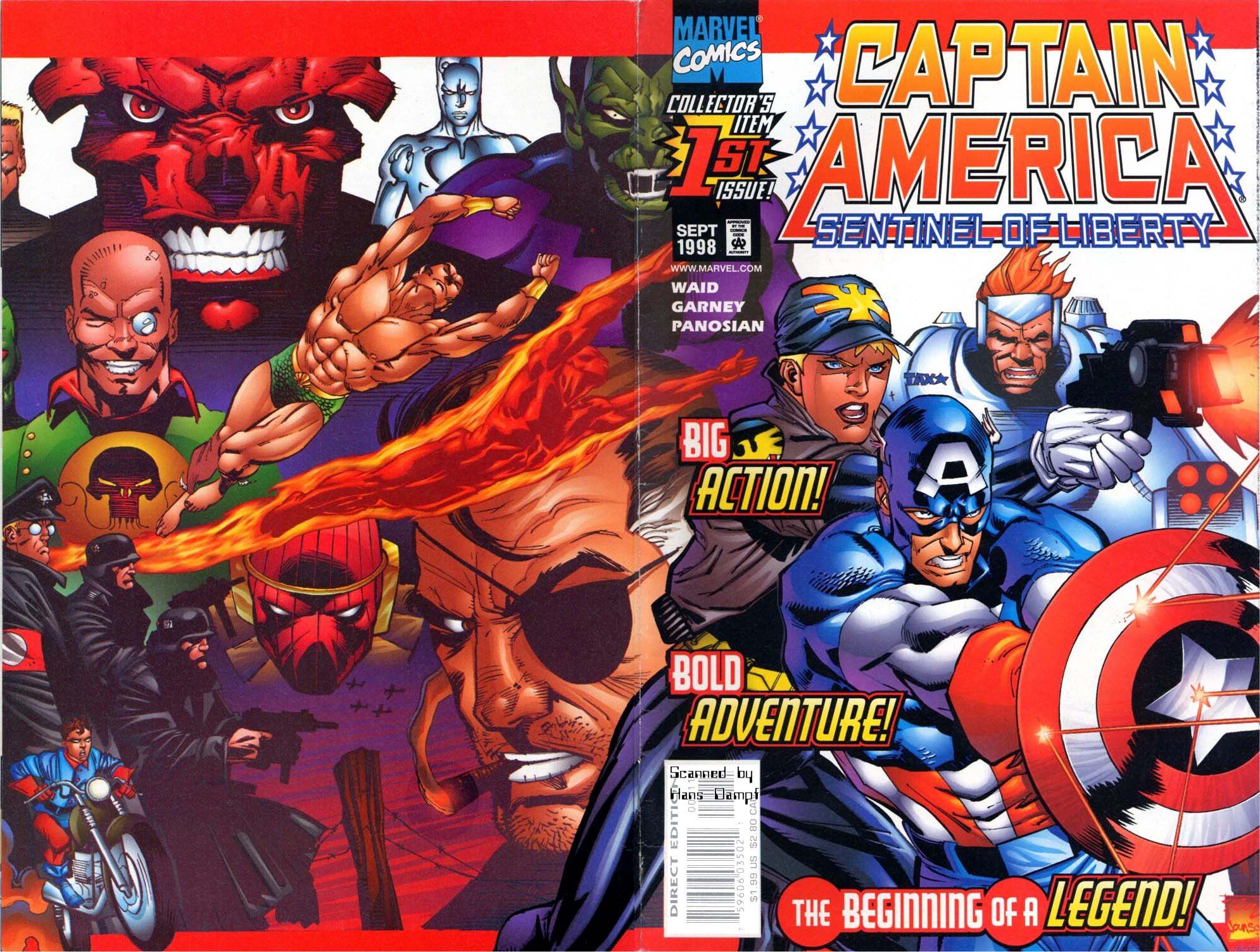 Read online Captain America: Sentinel of Liberty comic -  Issue #1 - 1