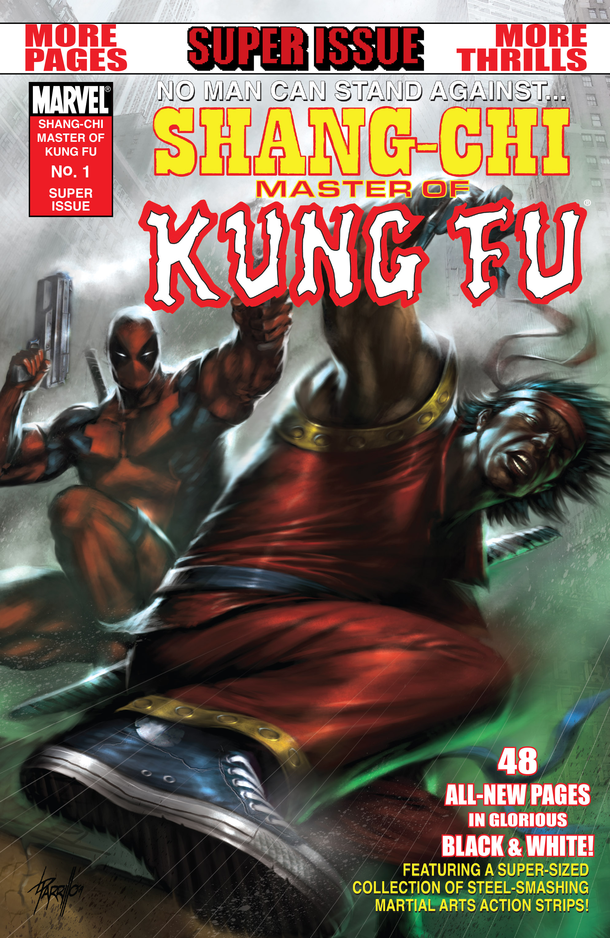 Read online Shang-Chi: Master of Kung Fu One-Shot (B&W) comic -  Issue # Full - 1
