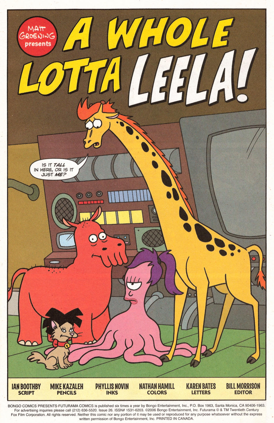 Read online Futurama Comics comic -  Issue #26 - 2