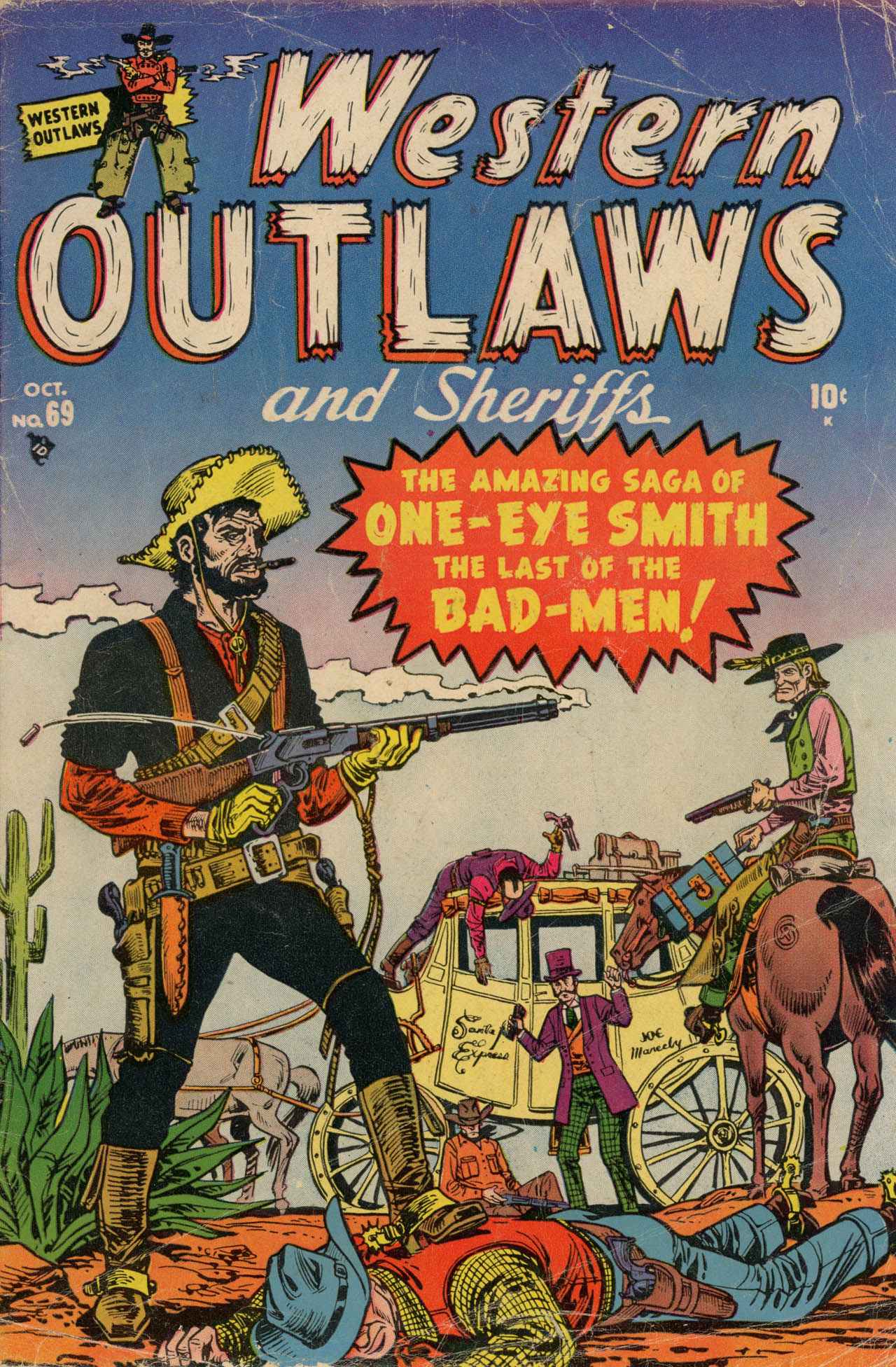 Read online Western Outlaws and Sheriffs comic -  Issue #69 - 1