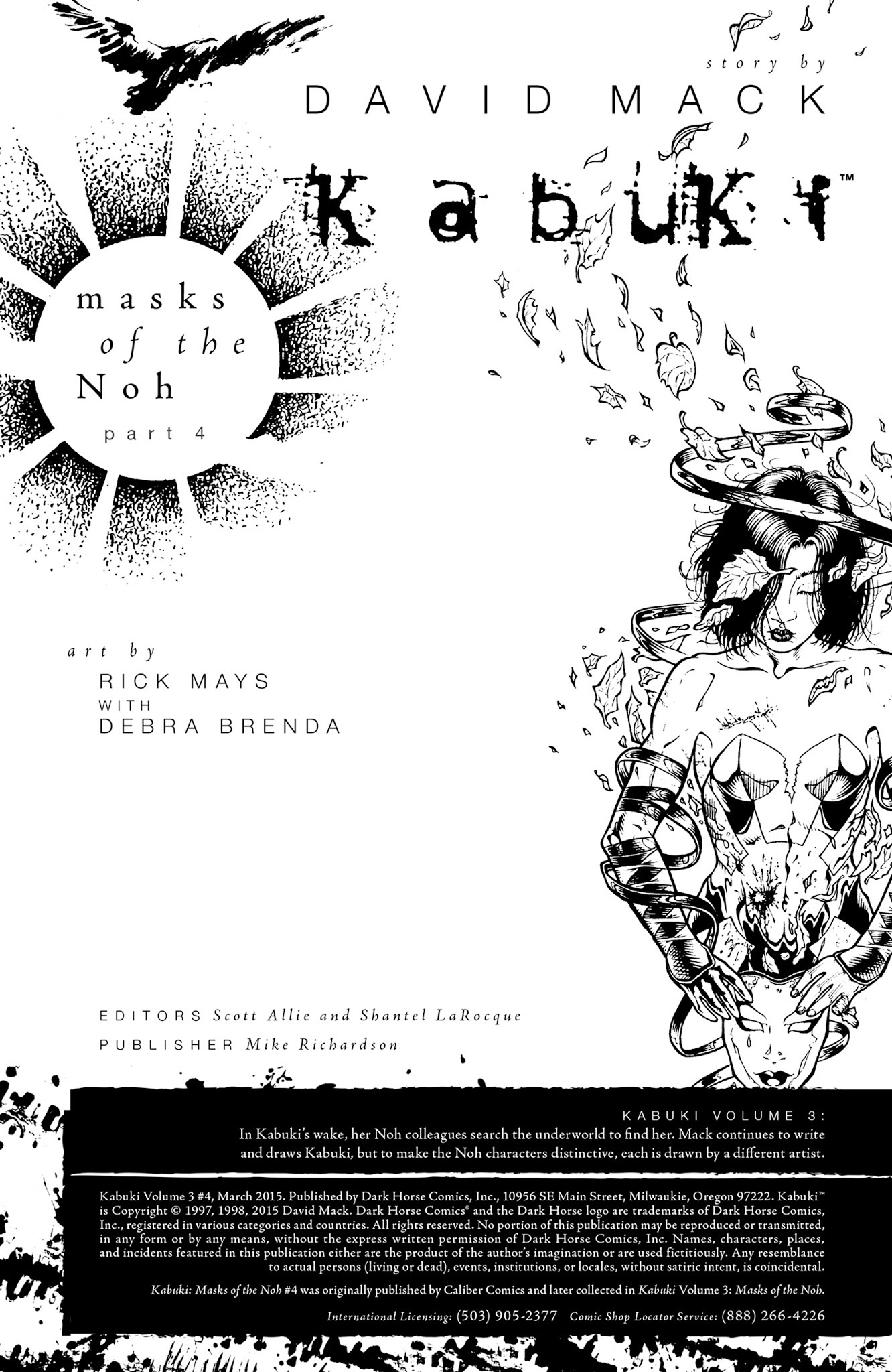 Read online Kabuki: Masks of the Noh comic -  Issue #4 - 2