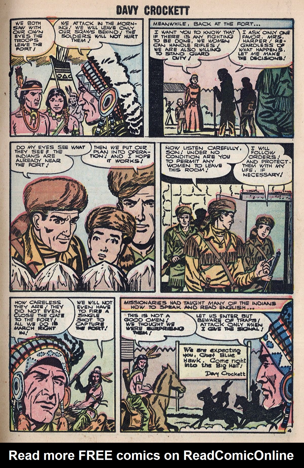 Read online Davy Crockett comic -  Issue #4 - 7