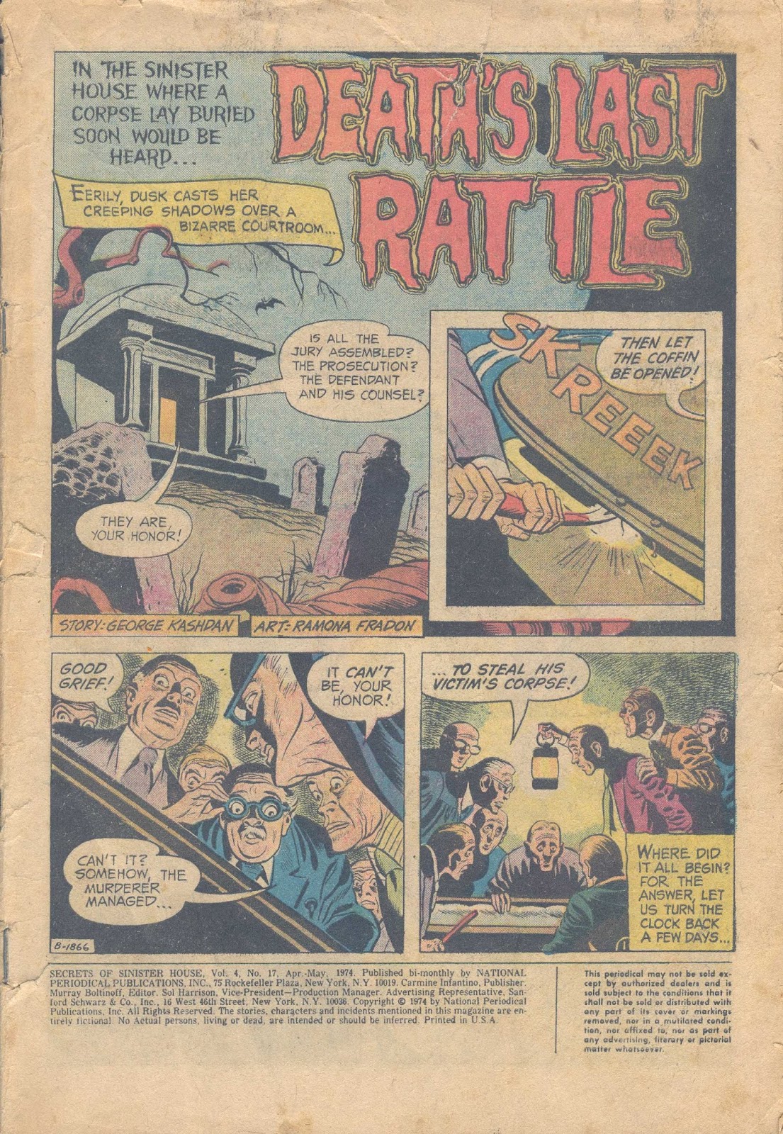 Secrets of Sinister House (1972) issue 17 - Page 2