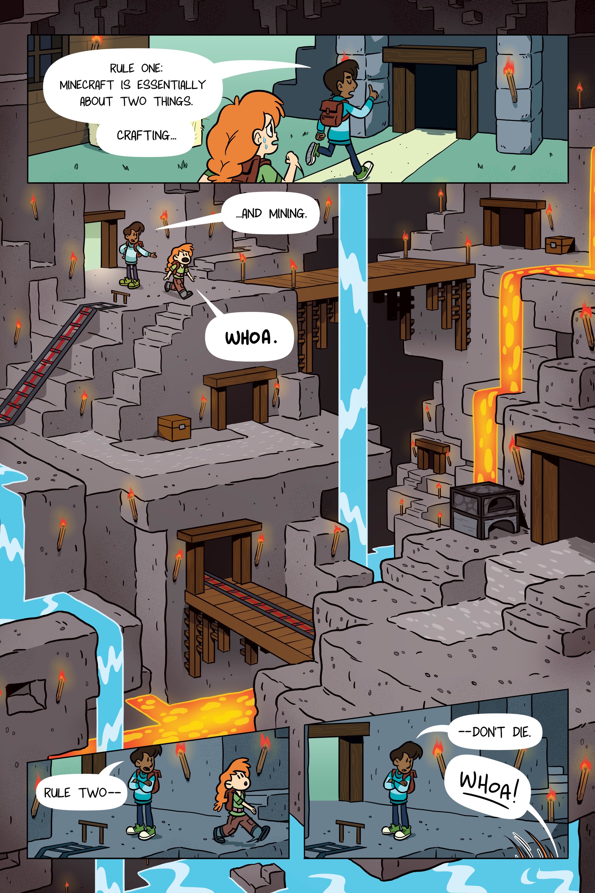 Read online Minecraft: Open World – Into the Nether comic -  Issue # TPB - 16