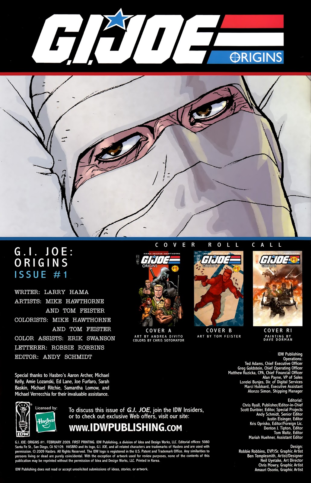 G.I. Joe: Origins issue 1 - Page 3