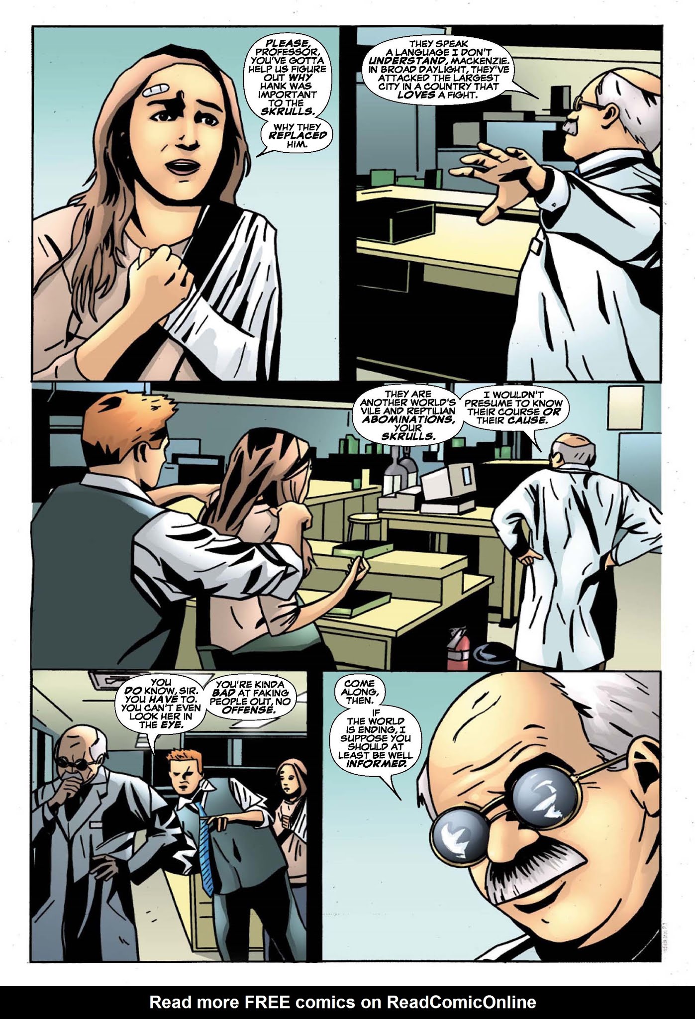 Read online Secret Invasion: Home Invasion comic -  Issue #5 - 6