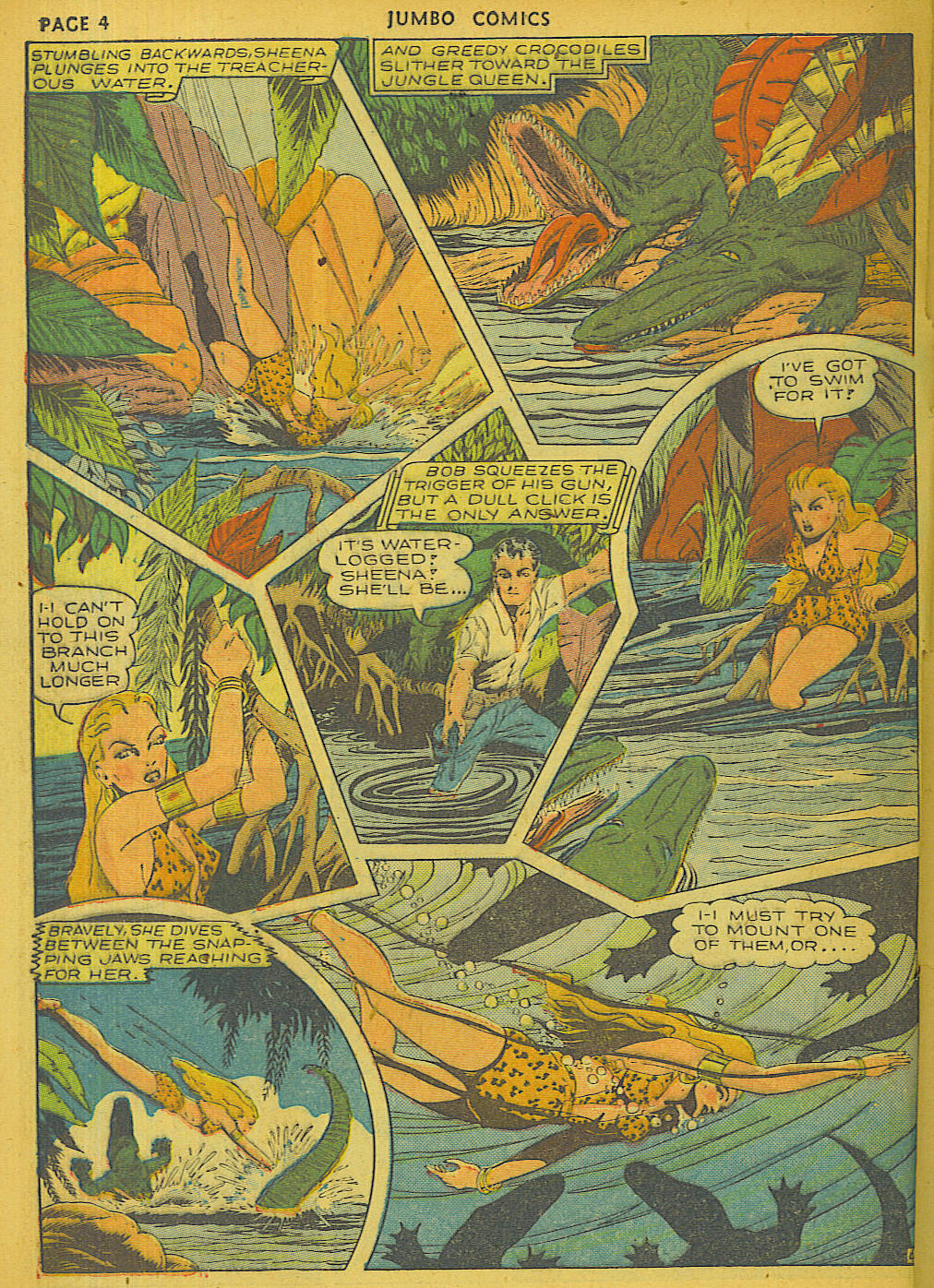 Read online Jumbo Comics comic -  Issue #38 - 6