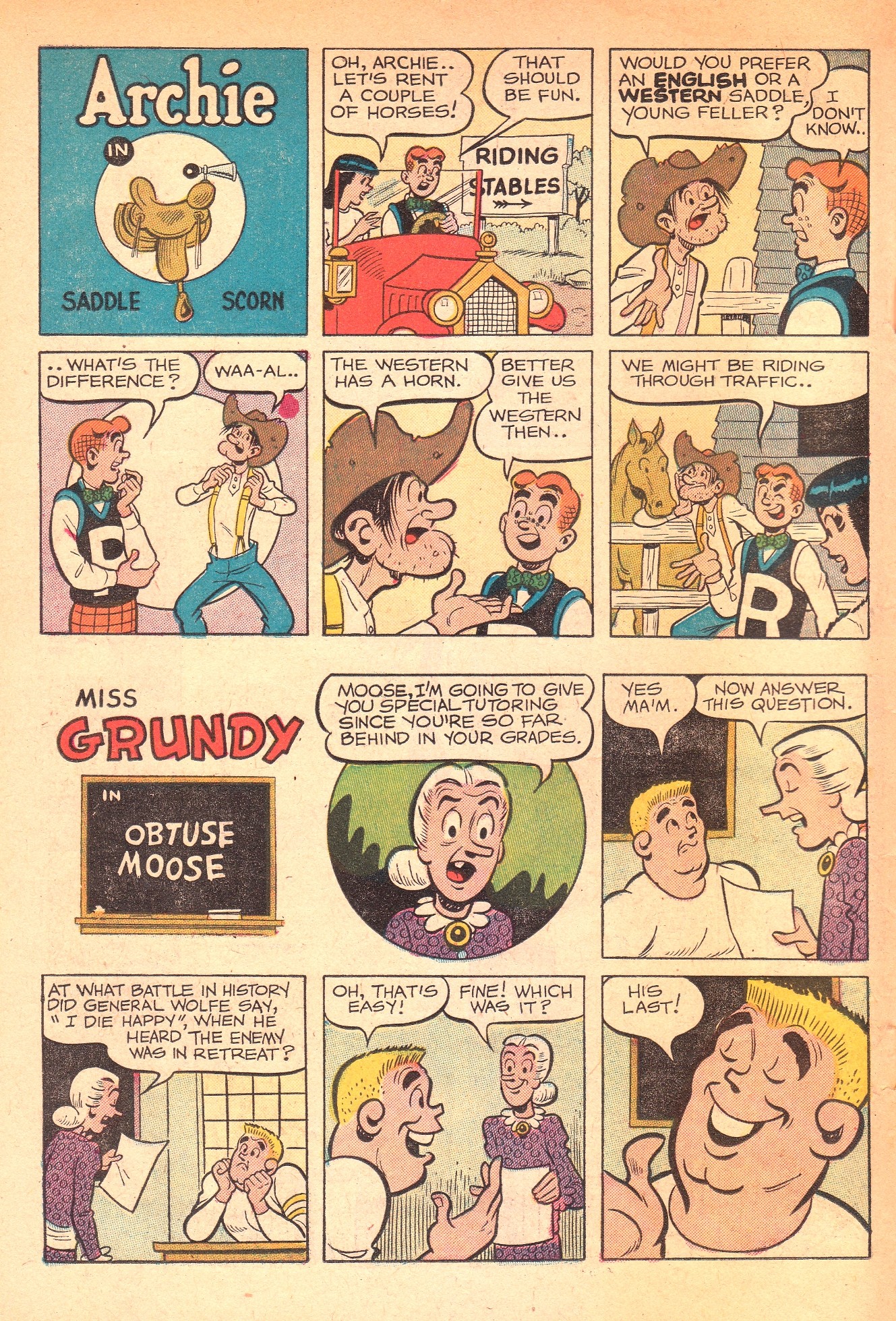 Read online Archie's Joke Book Magazine comic -  Issue #3 - 22