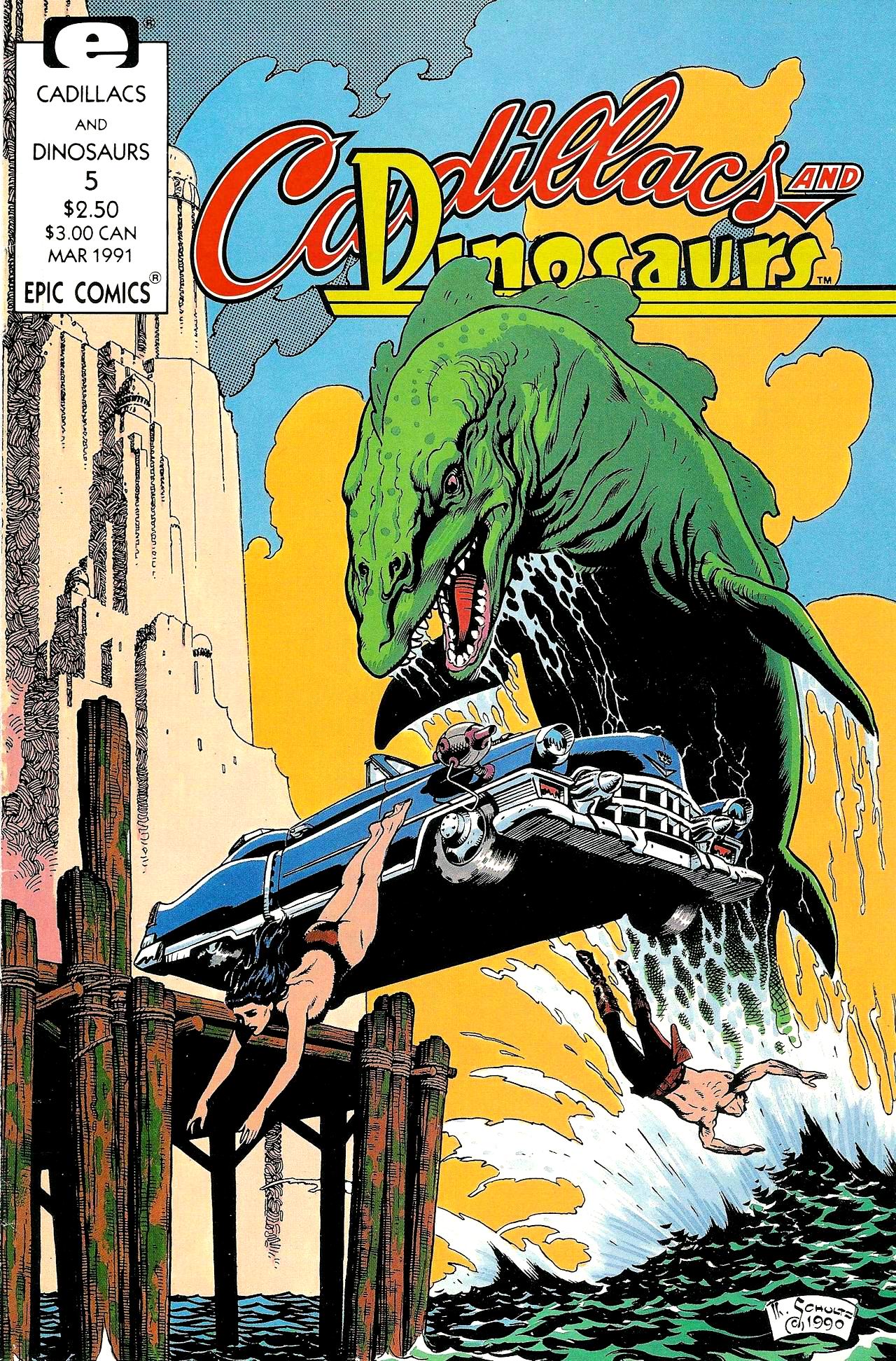 Read online Cadillacs & Dinosaurs comic -  Issue #5 - 1