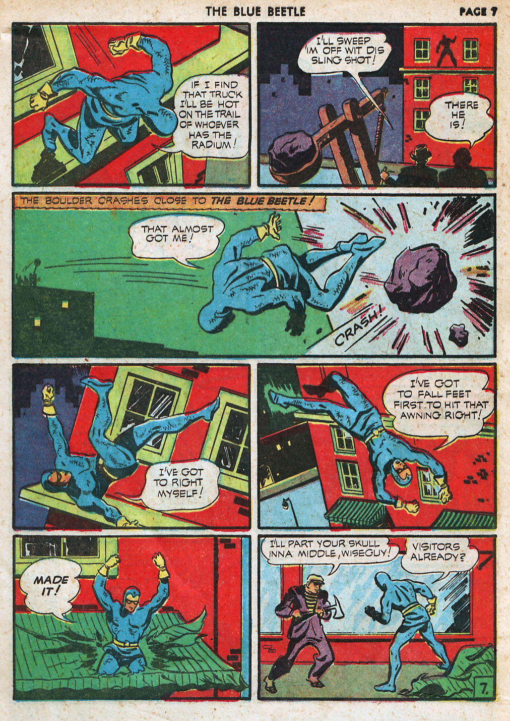 Read online The Blue Beetle comic -  Issue #8 - 9