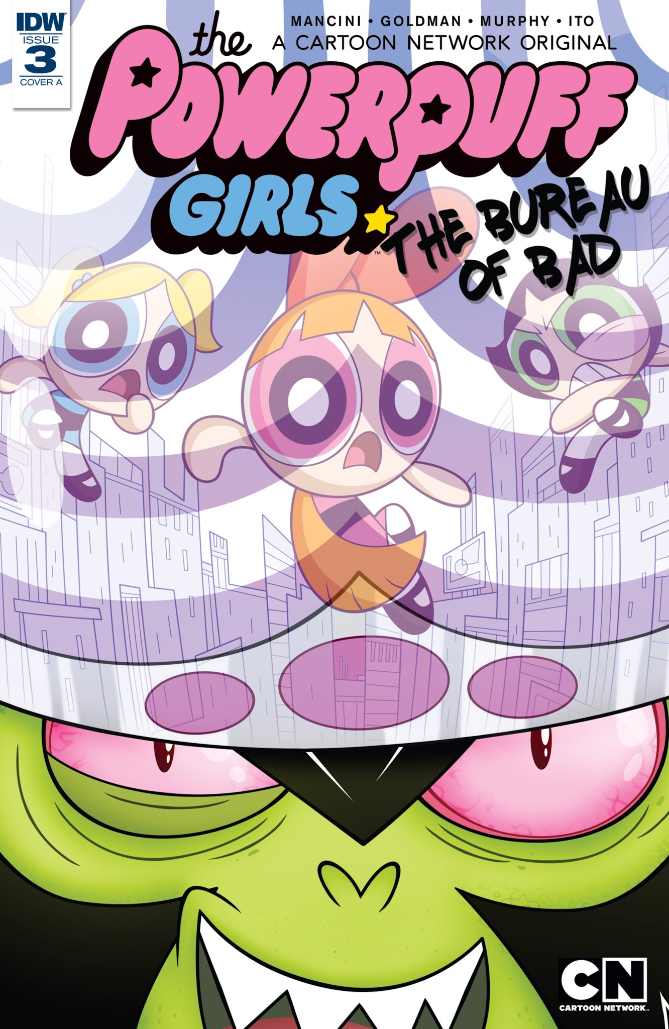 Read online The Powerpuff Girls: Bureau of Bad comic -  Issue #3 - 1