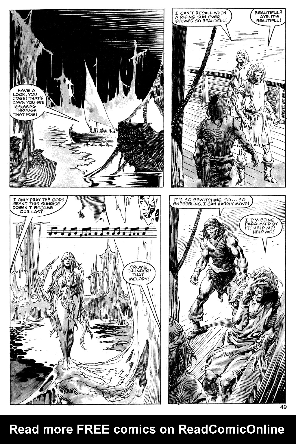 Read online The Savage Sword Of Conan comic -  Issue #101 - 49